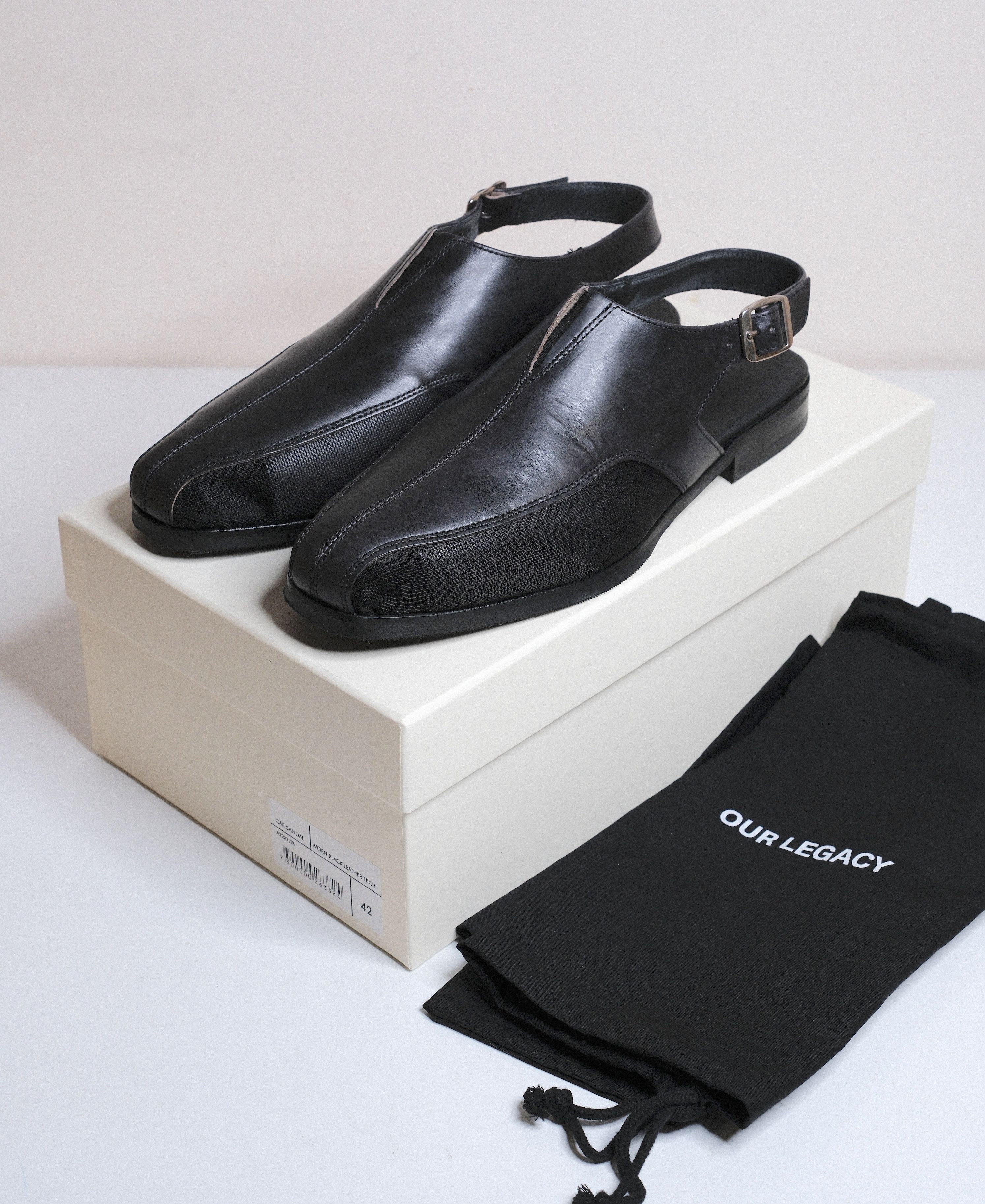 Our Legacy 【Last Drop】Our Legacy Black Cab Tech Sandals