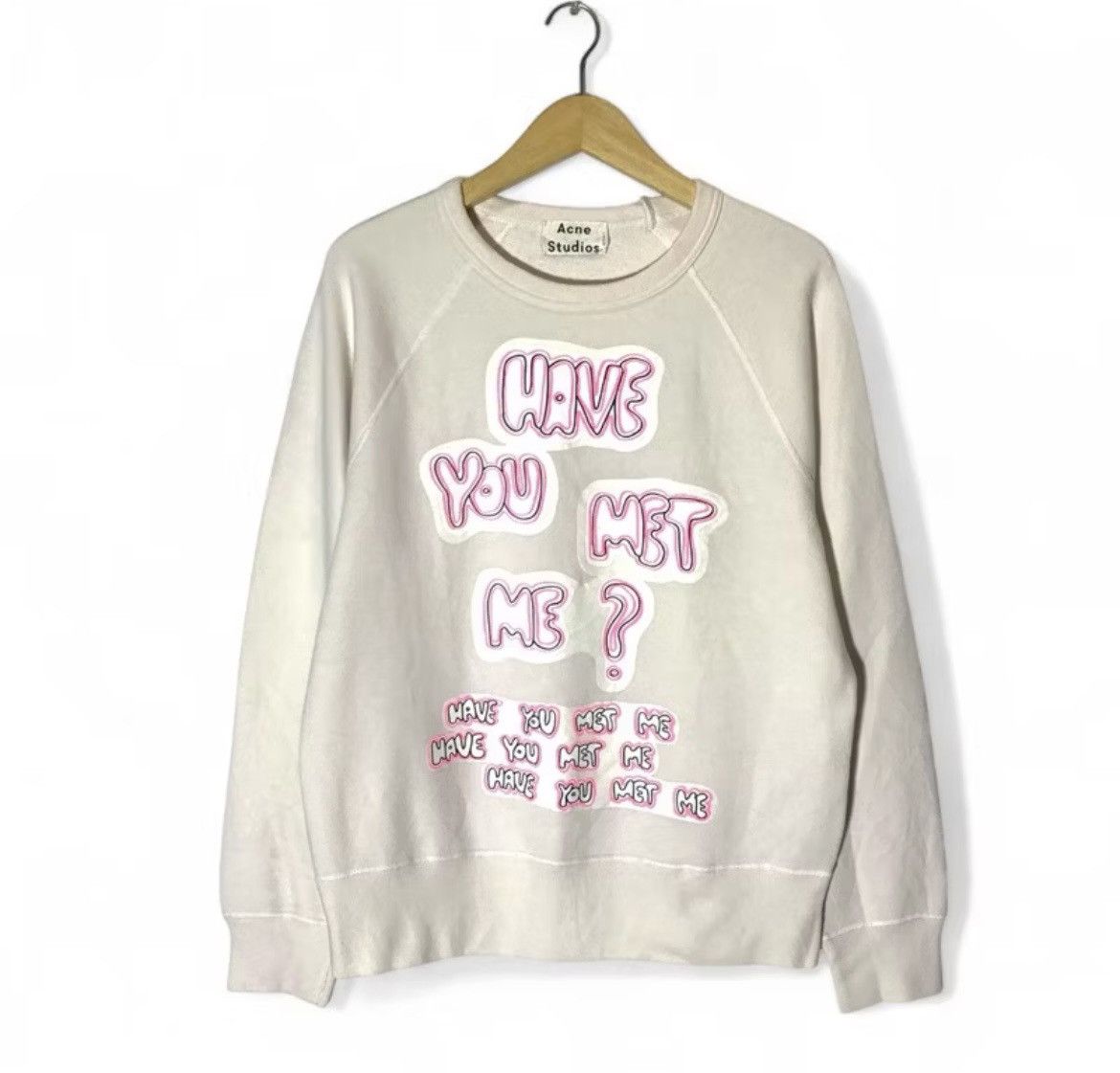 Acne Studios Sweetshirt Acne studios college Size US L / EU 52-54 / 3 - 1 Thumbnail