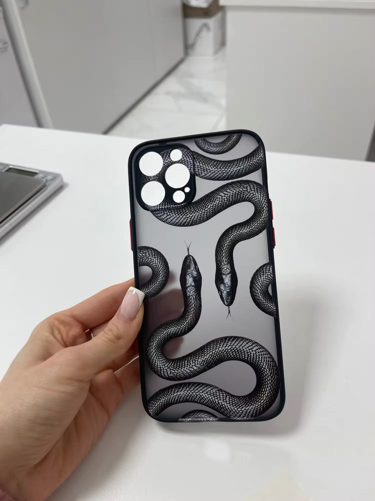 Designer × Other Gothic Black Snake Dragon IPhone 14 Pro Max Case Cover Size ONE SIZE - 2 Thumbnail