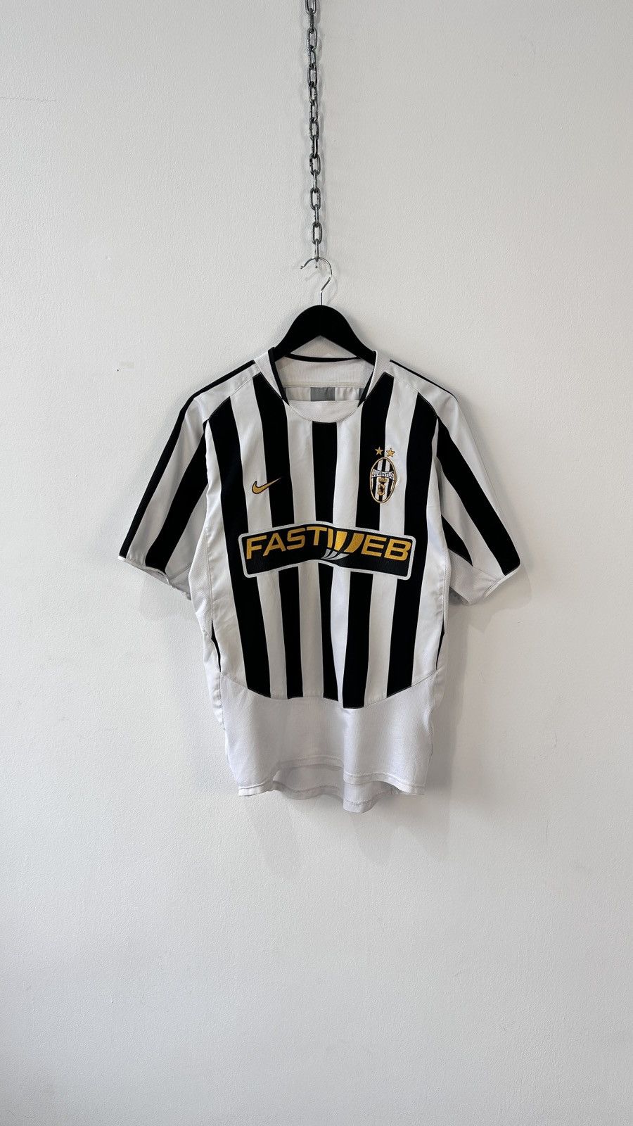 Vintage Vtg 2003-2004 JUVENTUS Nike Home Football Shirt Jersey M Size US M / EU 48-50 / 2 - 1 Thumbnail
