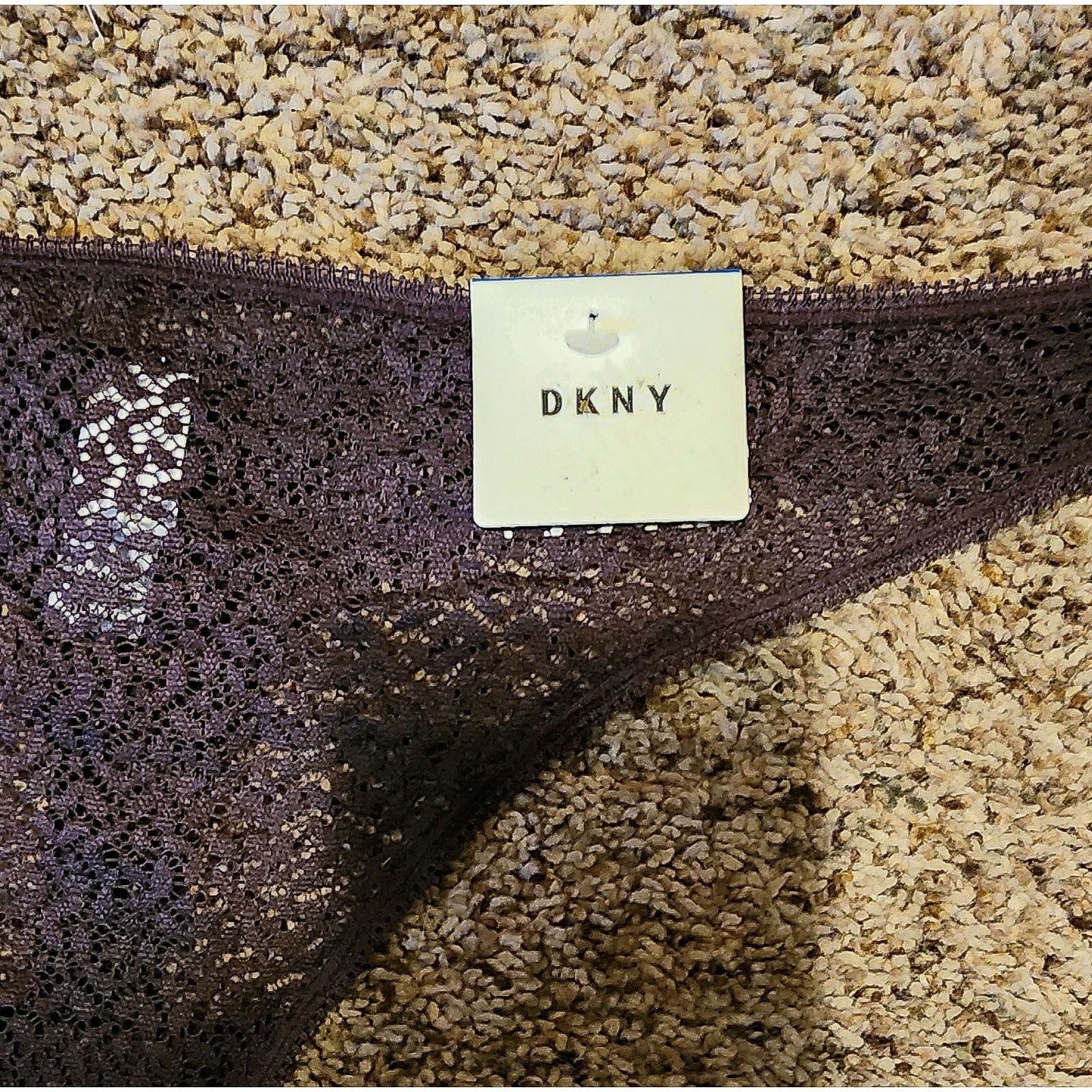 DKNY DKNY Modern Lace Thong Panty DK5013 XL Size ONE SIZE - 5 Thumbnail