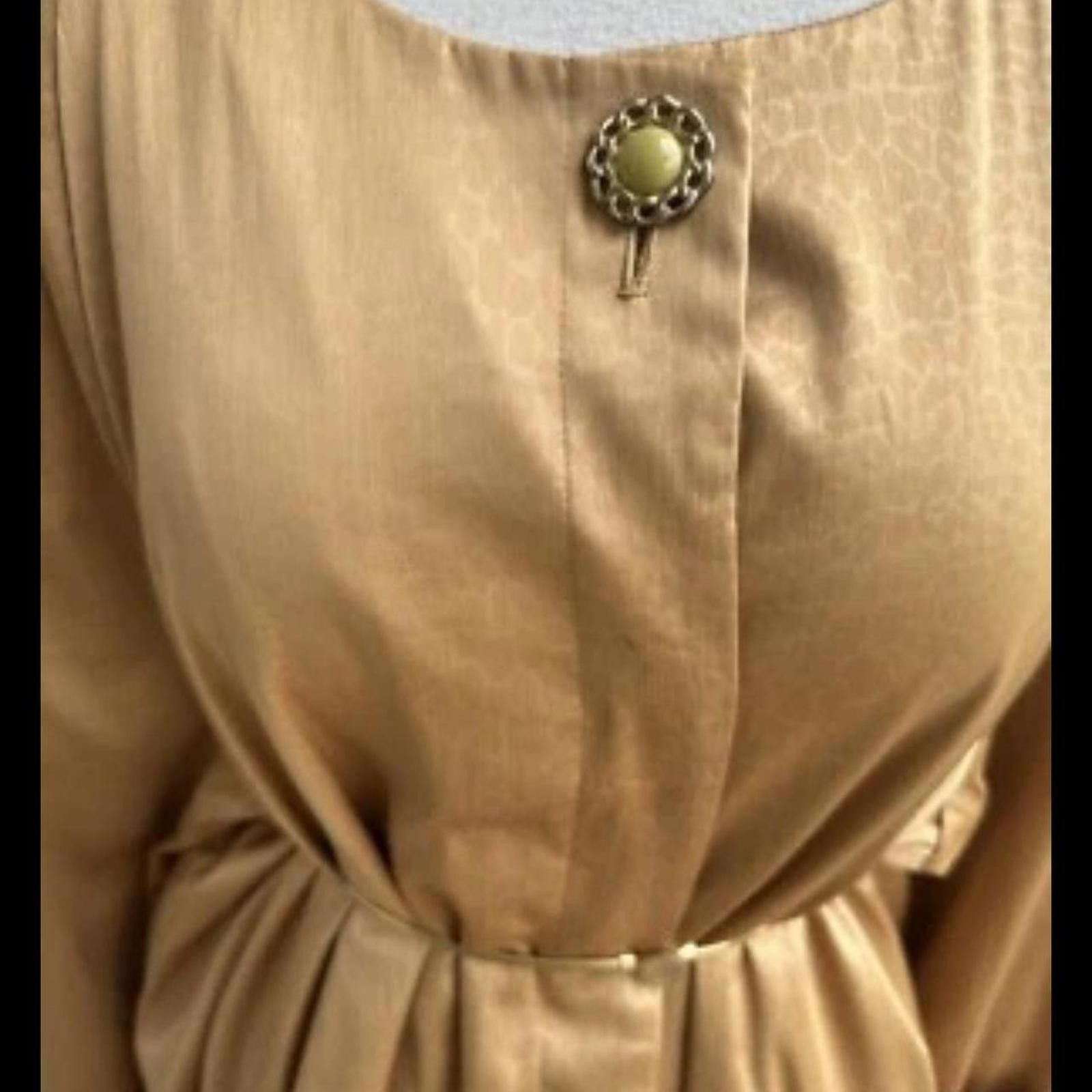 Other Vintage Women's golden blazer coat dress Suit Co 24W Size 4XL / US 24-26 - 2 Thumbnail