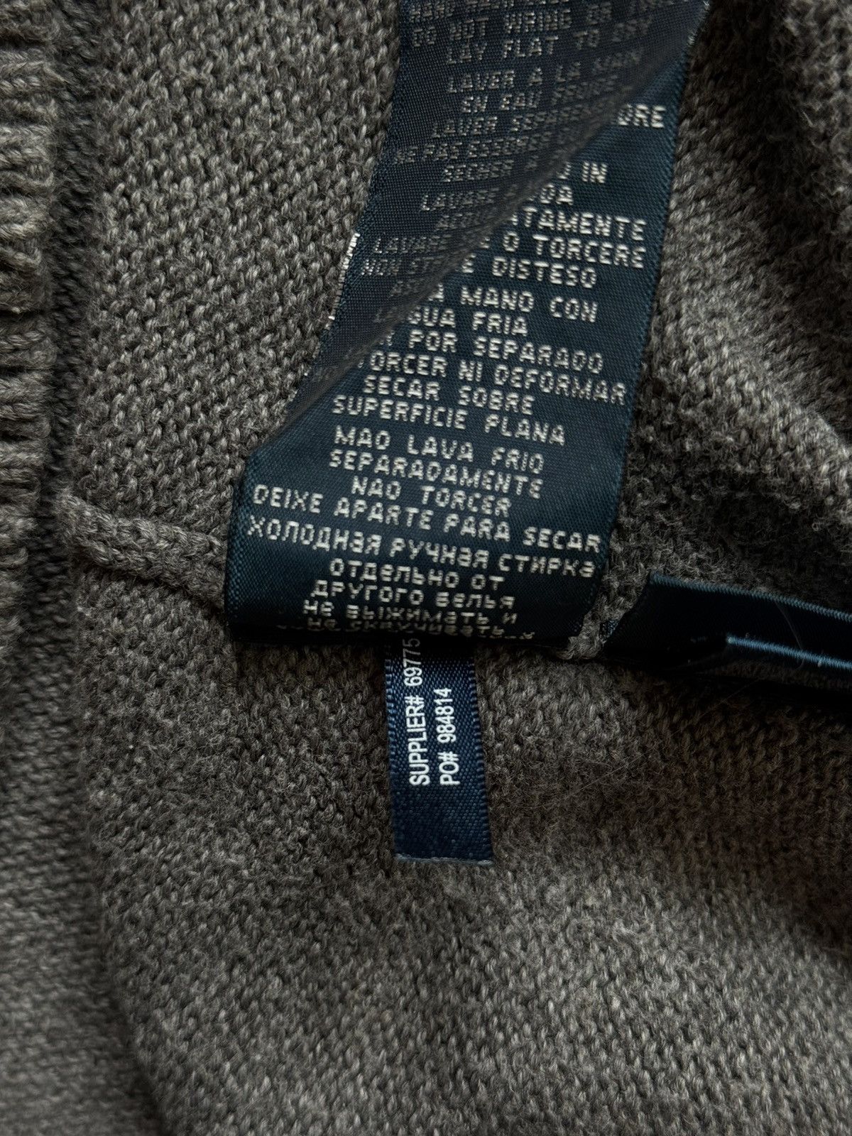 Polo Ralph Lauren Polo Ralph Lauren 2000s vintage 1/3 zip cotton sweater Size US L / EU 52-54 / 3 - 8 Thumbnail