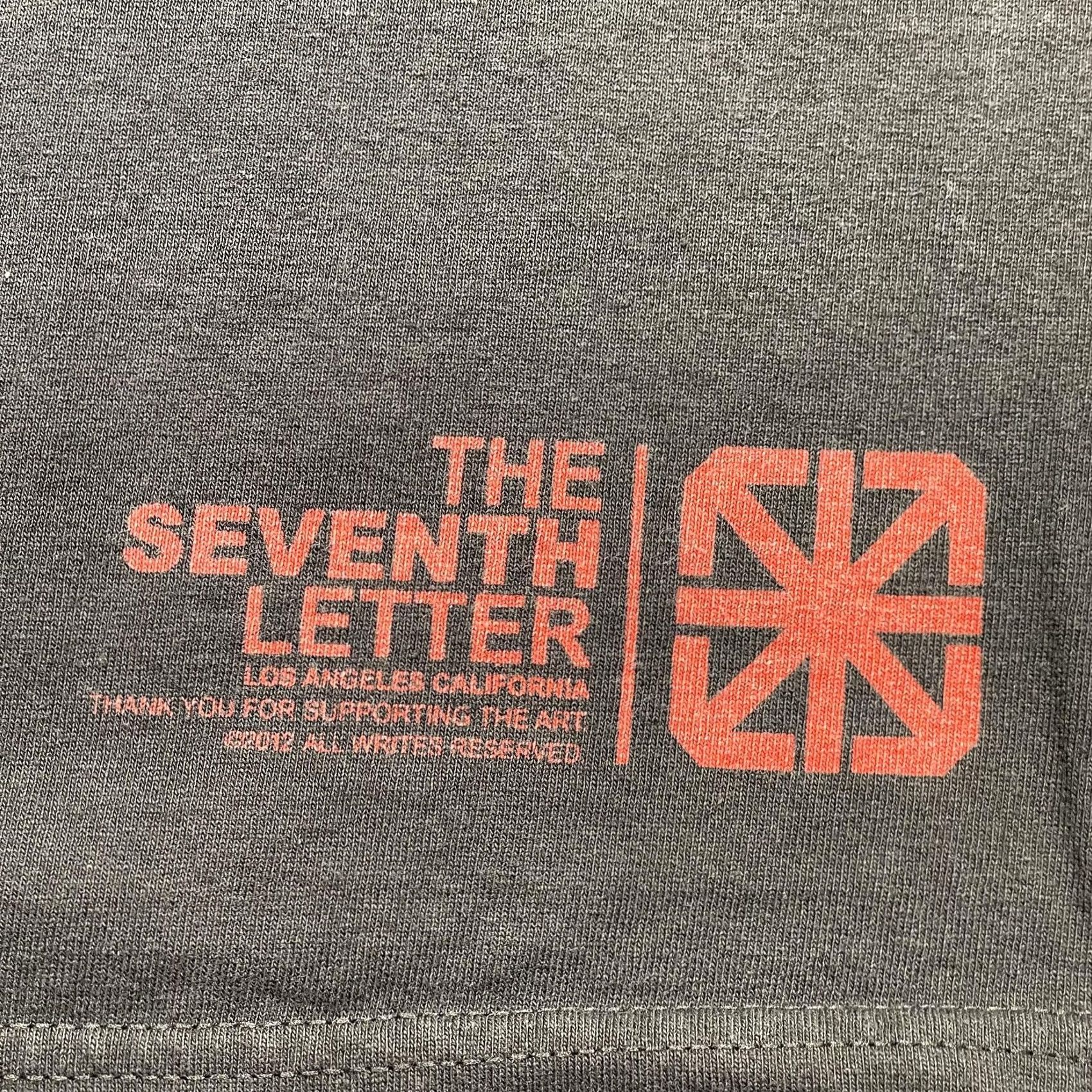 Vintage VINTAGE The Seventh Letter Shirt Mens Large Black Pentagram Seal Graphic Tee Streetwear Size US L / EU 52-54 / 3 - 6 Thumbnail