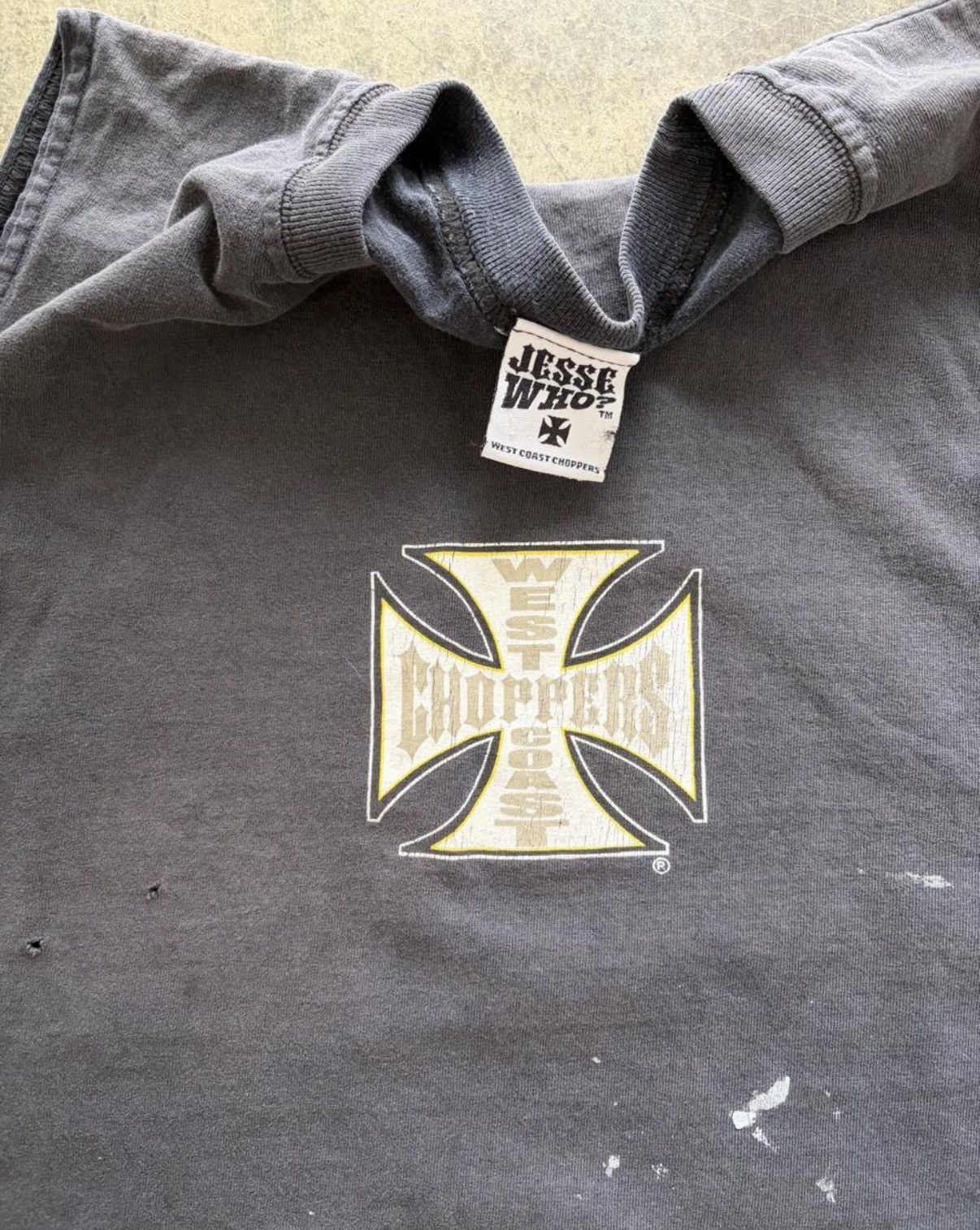 West Coast Choppers Vintage West Coast Choppers Cut Off T-Shirt Size US XL / EU 56 / 4 - 3 Thumbnail
