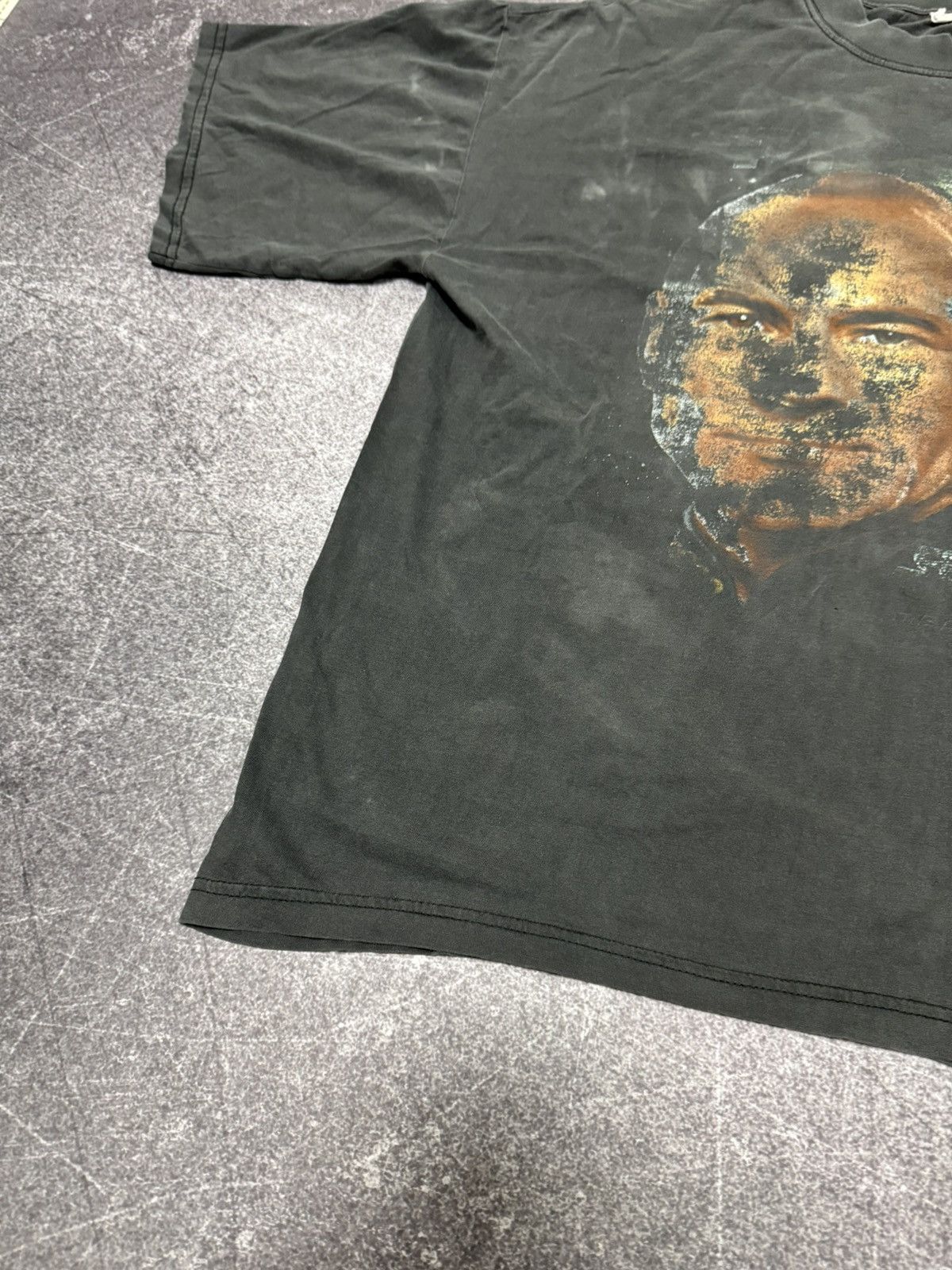 Band Tees Star Trek vinatge tee Jean Luc Picard Thrashed Faded Shirt Size US L / EU 52-54 / 3 - 5 Thumbnail