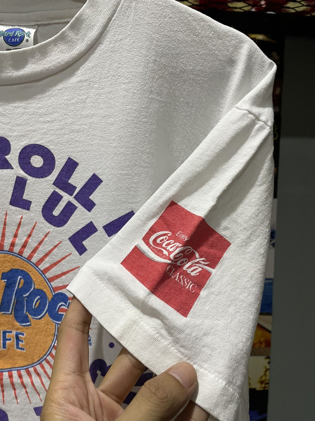 Hard Rock Cafe × Vintage Vintage HRC Rock N Roll Honolulu Tee Size US L / EU 52-54 / 3 - 3 Thumbnail