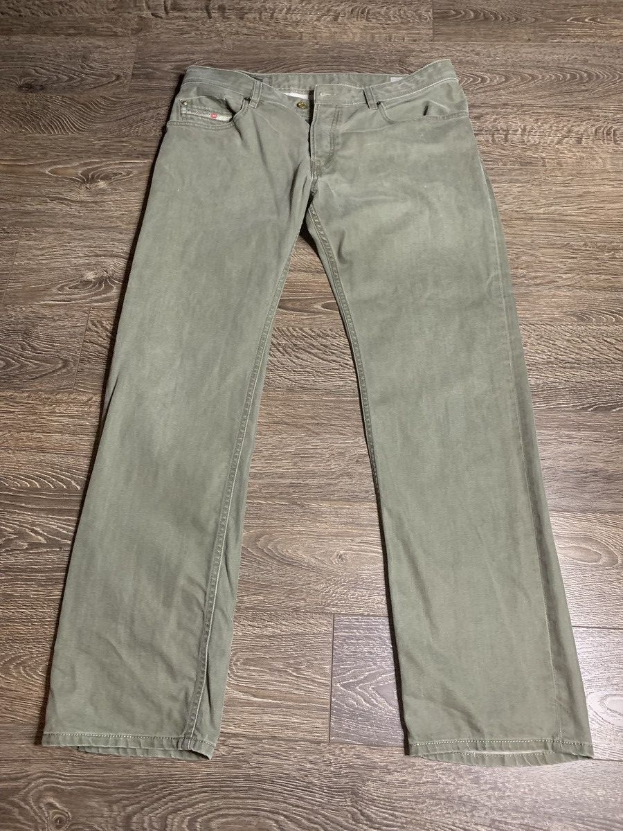 Diesel Dark Olive Diesel Denim Pants Size US 34 / EU 50 - 1 Thumbnail