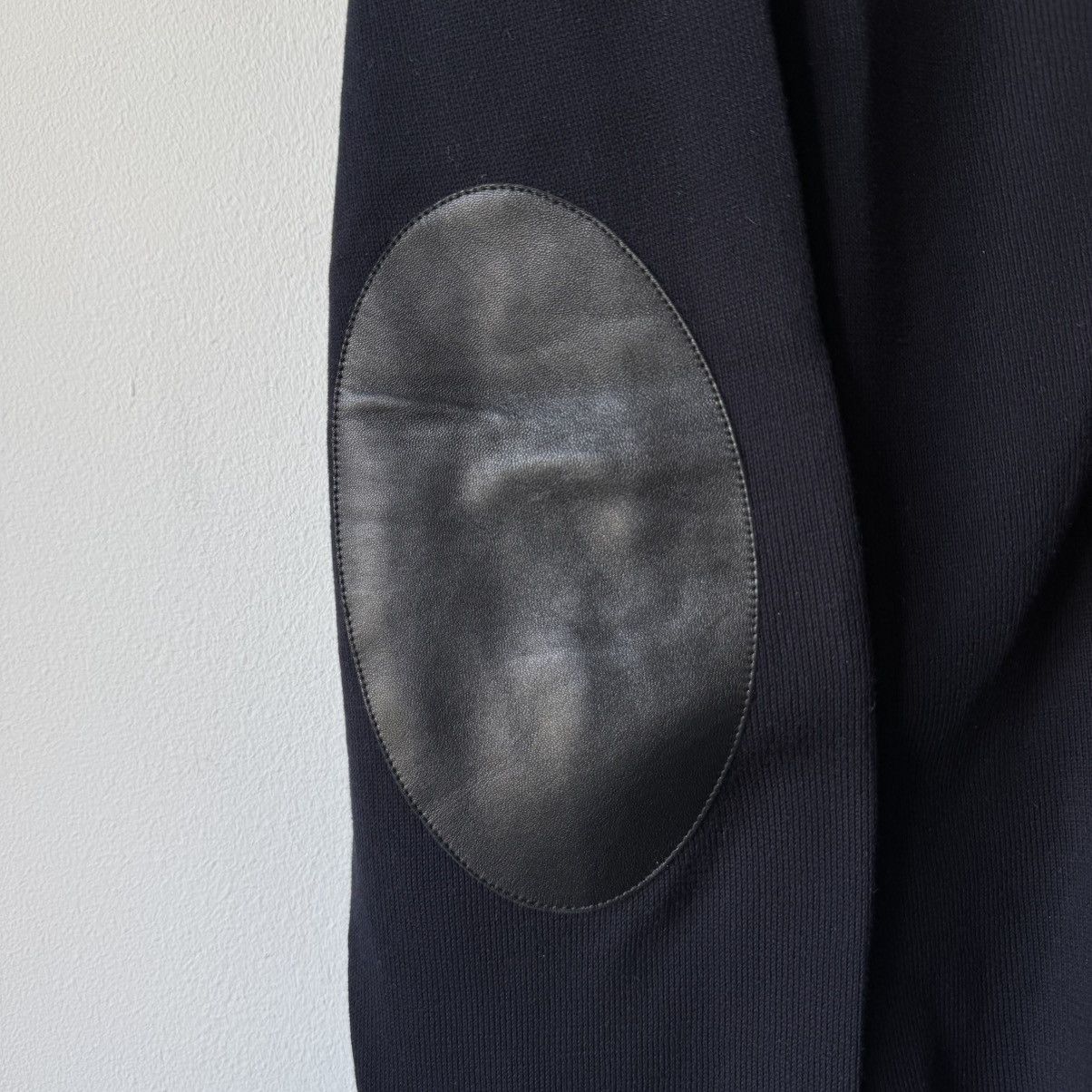 Maison Margiela SS2015 Maison Martin Margiela Navy Knit Elbow Patch Cardigan Size US XL / EU 56 / 4 - 4 Thumbnail