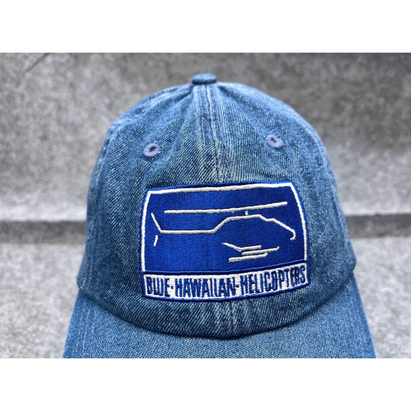 Vintage Vintage Falcon Headwear Hawaiian Shirt Cap Adult One Size Denim Cotton Beach Travel Mens Size ONE SIZE - 2 Thumbnail