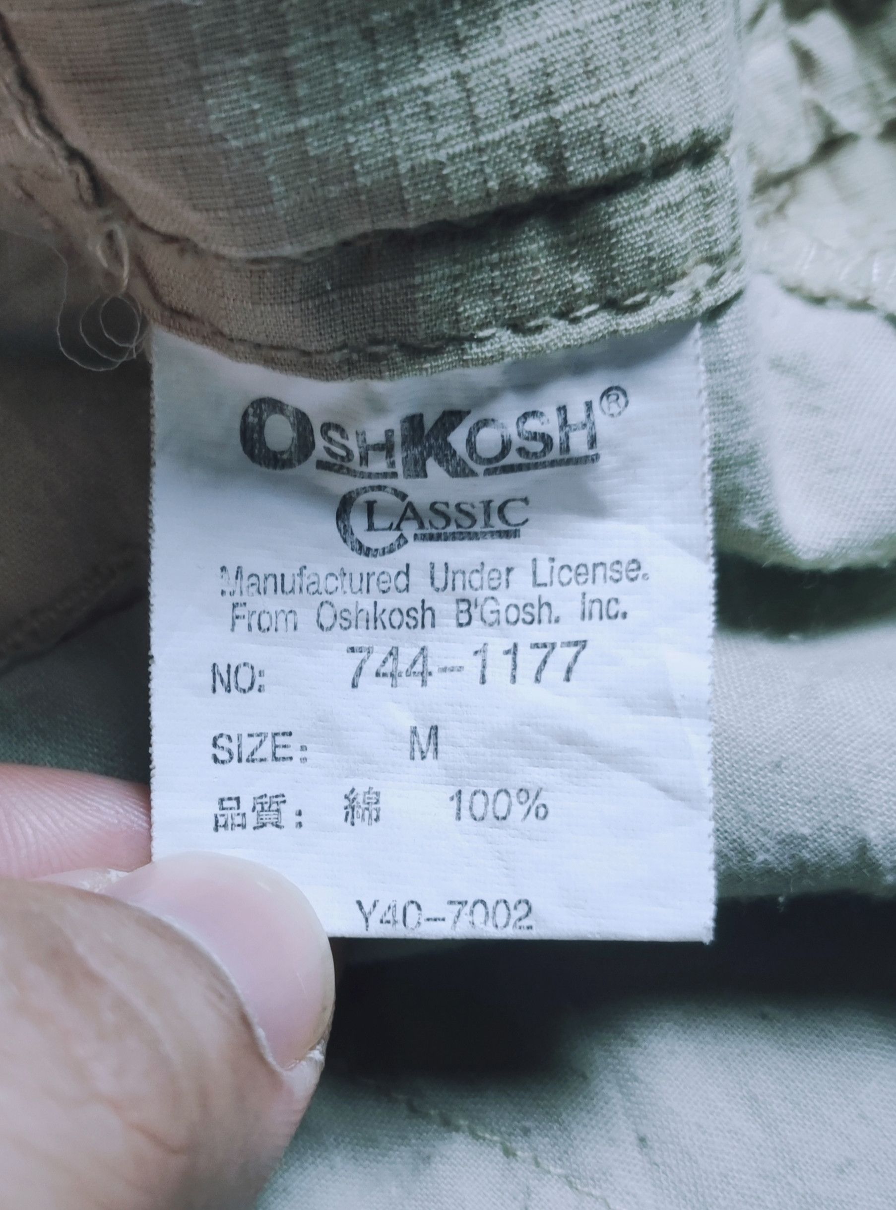 Other Vtg Oshkosh Army Inspired Multipocket Cargo Short Bush Pants Size US 33 - 5 Thumbnail