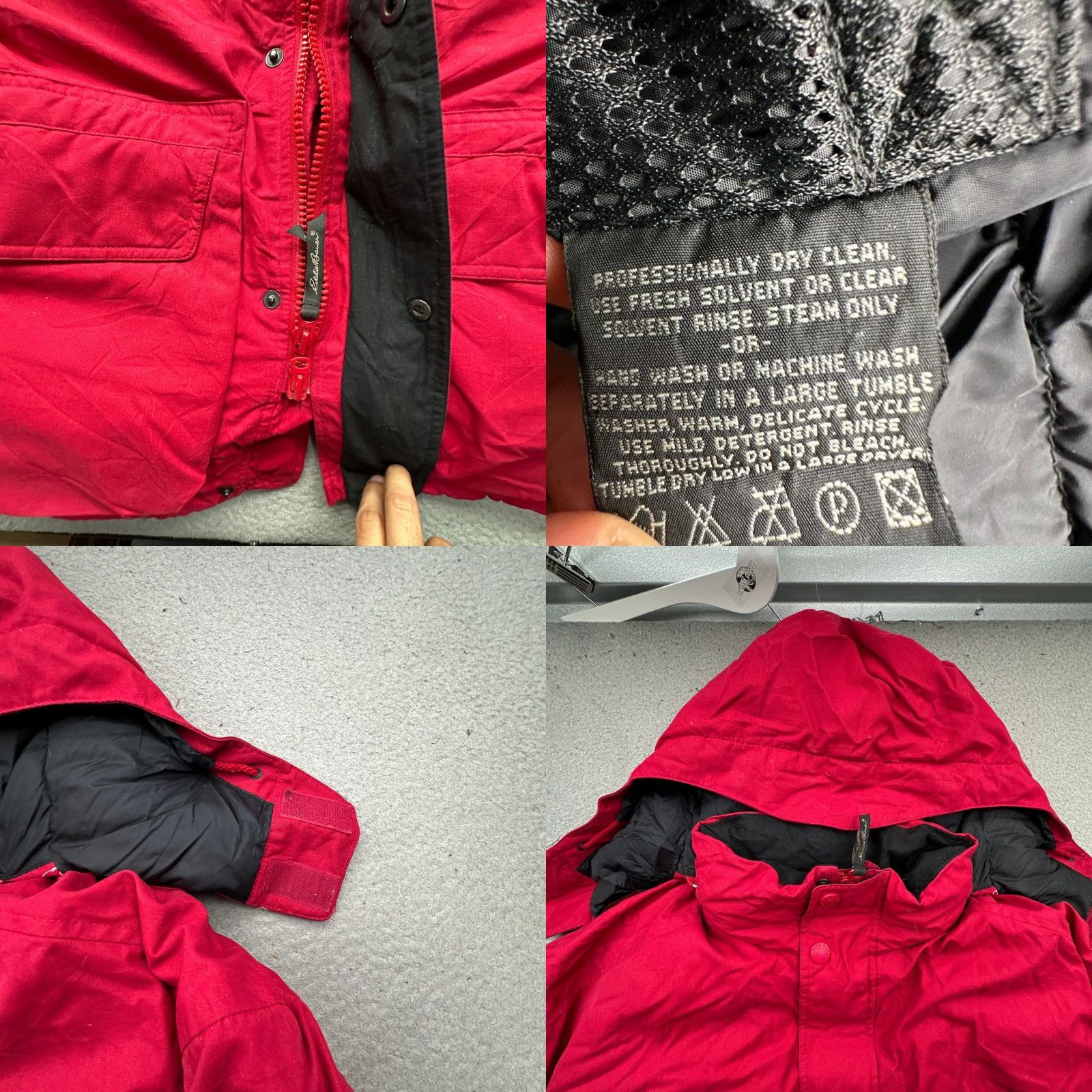Eddie Bauer Eddie Bauer Jacket Men M Red Hooded Goose Down Puffer Quilted Black Long Parka Size US M / EU 48-50 / 2 - 9 Thumbnail