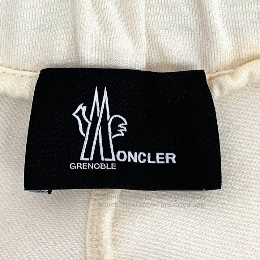 Moncler Moncler size L Beige logo embroidery cotton drawstring cas Size US 27 - 7 Thumbnail