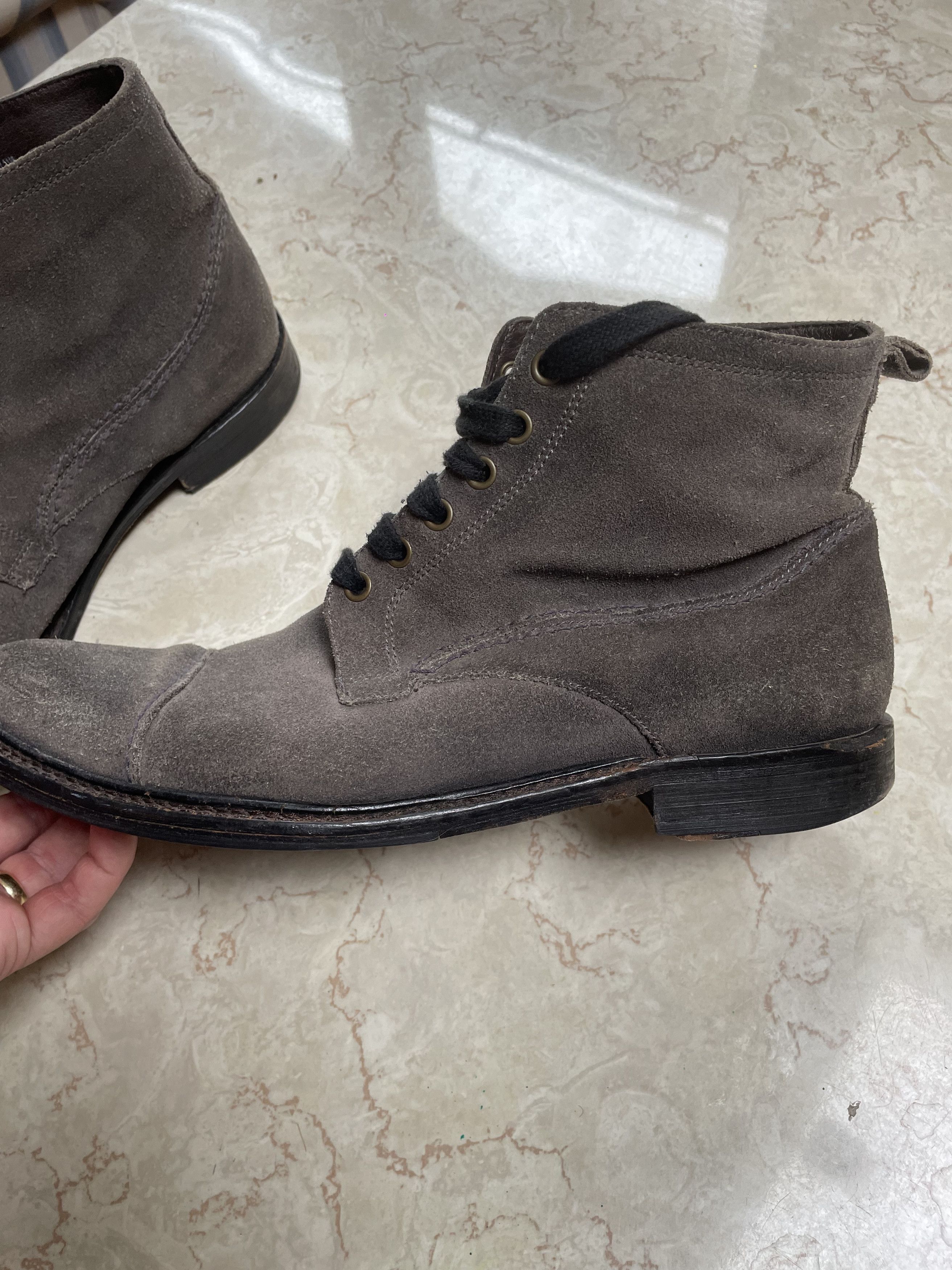 John Varvatos boots スエード ブーツ B33 靴