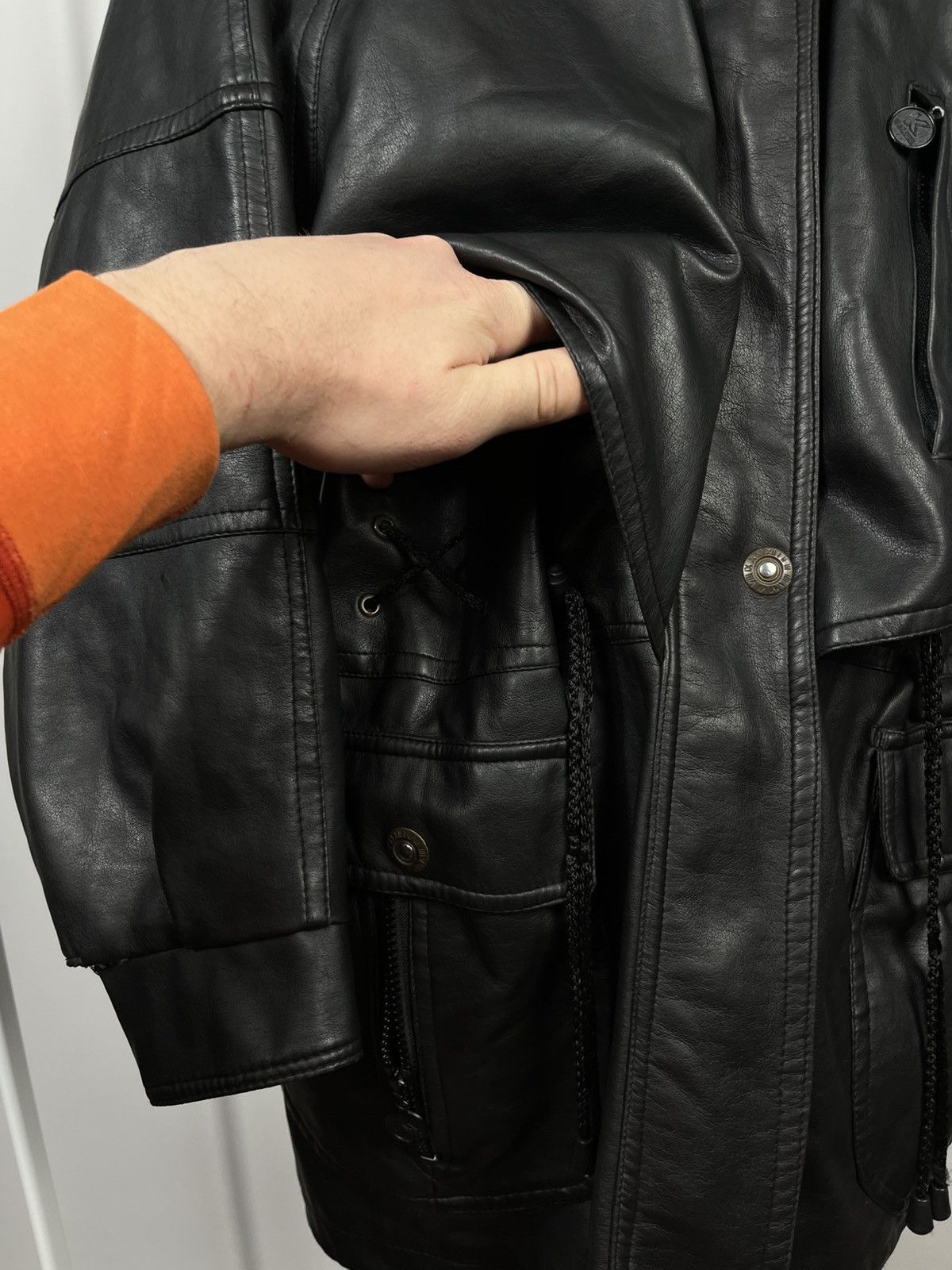 Leather Women’s Black Genuine Leather Coat Jacket Size XL Size XL / US 12-14 / IT 48-50 - 5 Thumbnail