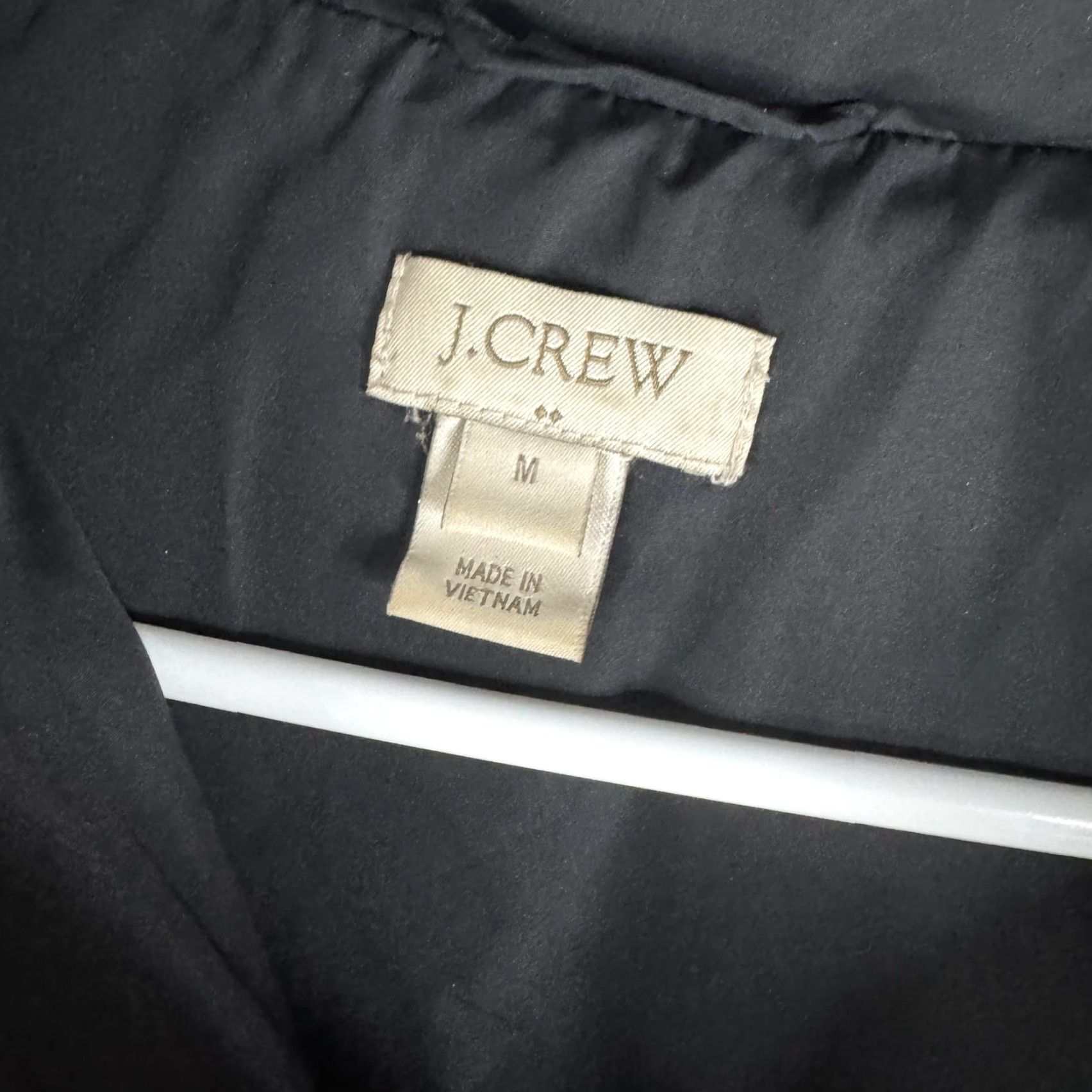 J.Crew J.Crew Puffer Coat Womens Medium Black Hooded Down Full Zip Pockets Warm Winter Size M / US 6-8 / IT 42-44 - 6 Thumbnail
