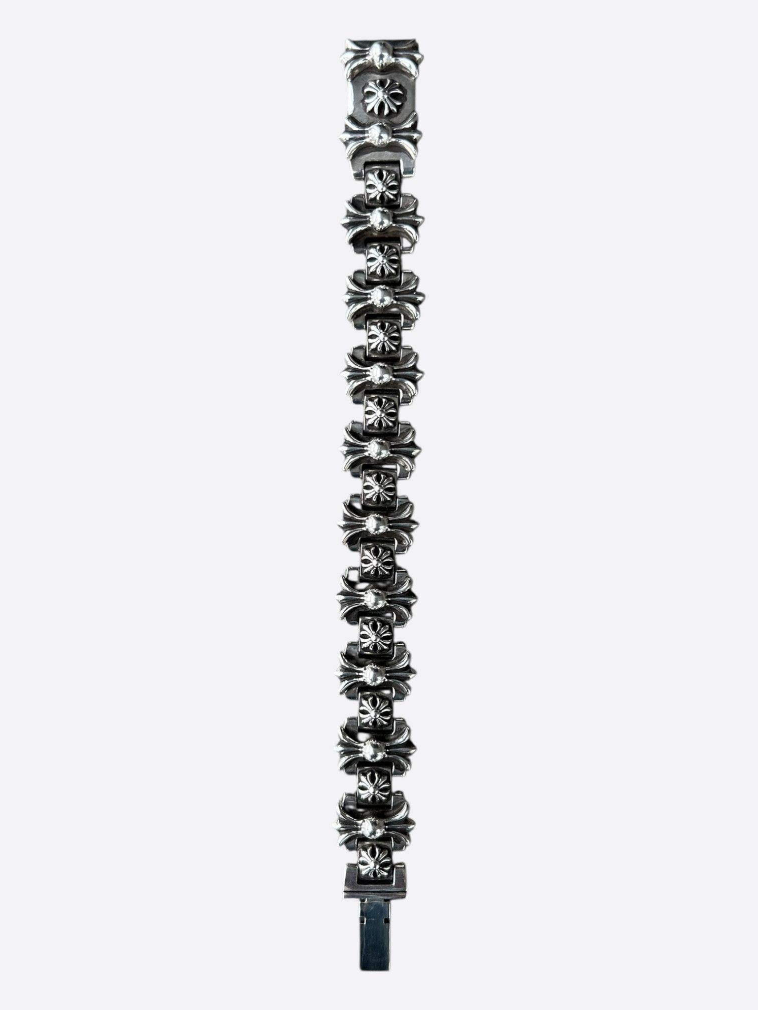 Chrome Hearts Chrome Hearts Silver Fleur De Lis H-Link Bracelet Size ONE SIZE - 5 Thumbnail