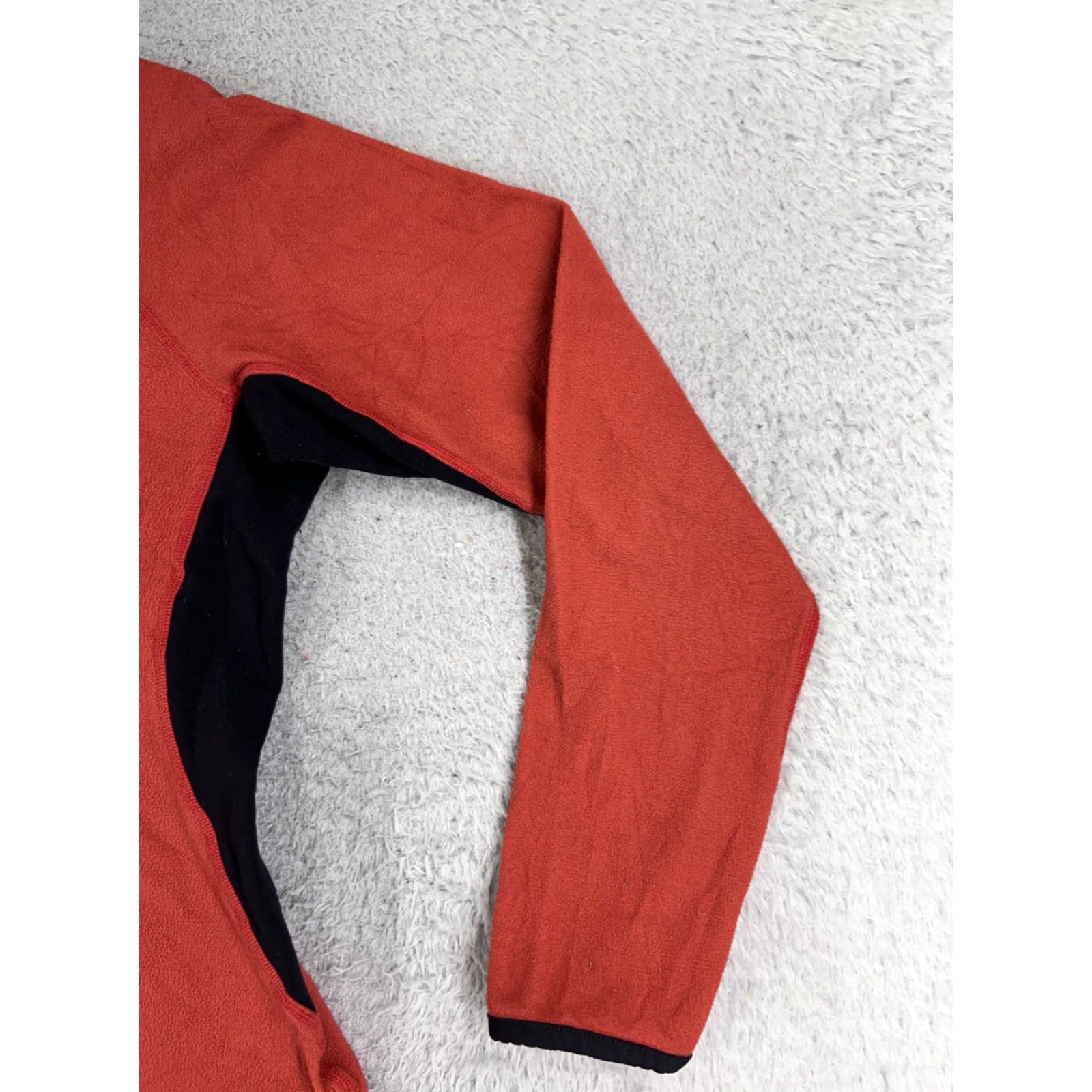 The North Face The North Face Women Sweatshirt Pullover Mock Neck 1/4 Zip Red Polyester Fleece Size M Size M / US 6-8 / IT 42-44 - 2 Thumbnail