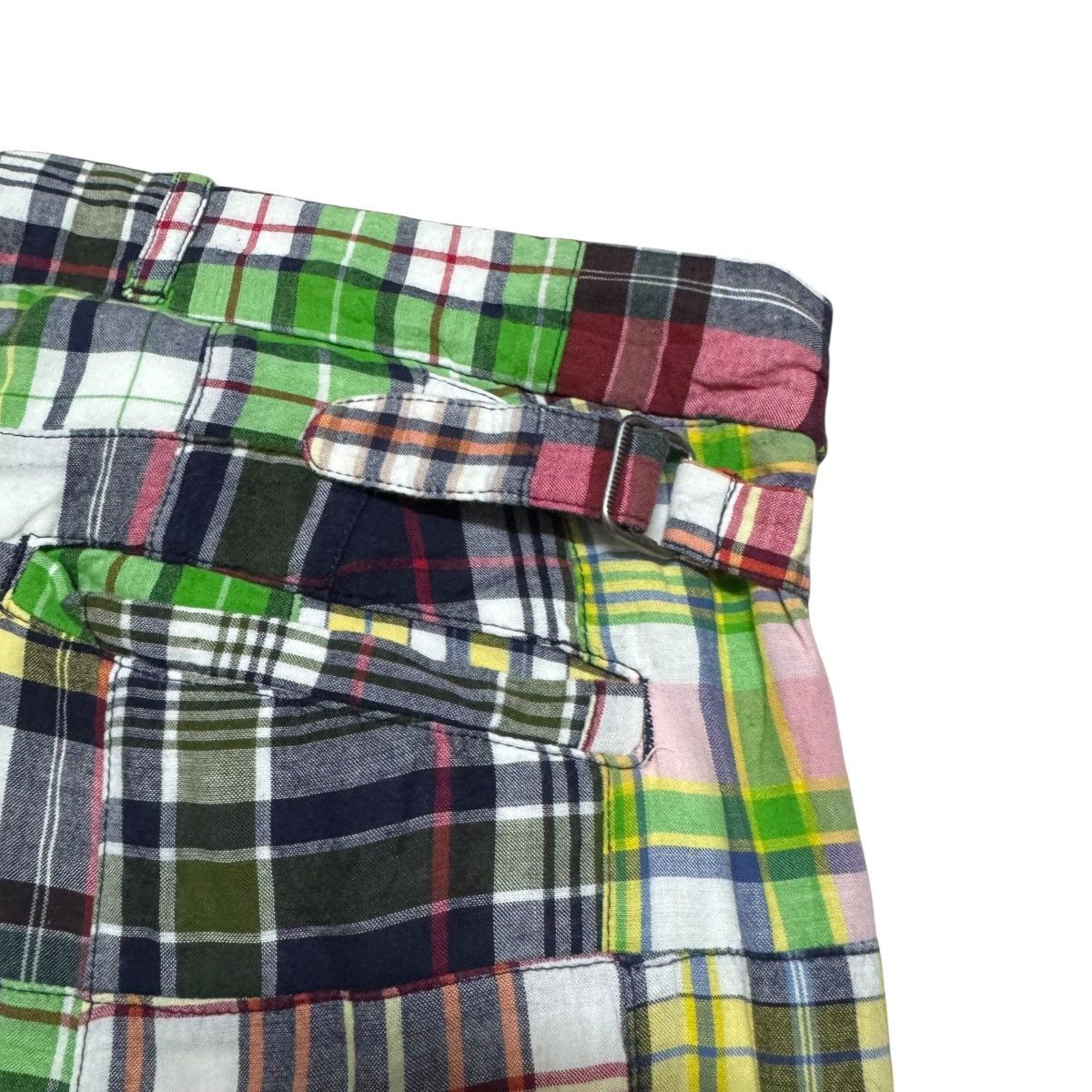 Polo Ralph Lauren Vintage 90s Polo Ralph Lauren Madras Checked Patchwork Pants Size US 36 / EU 52 - 12 Thumbnail