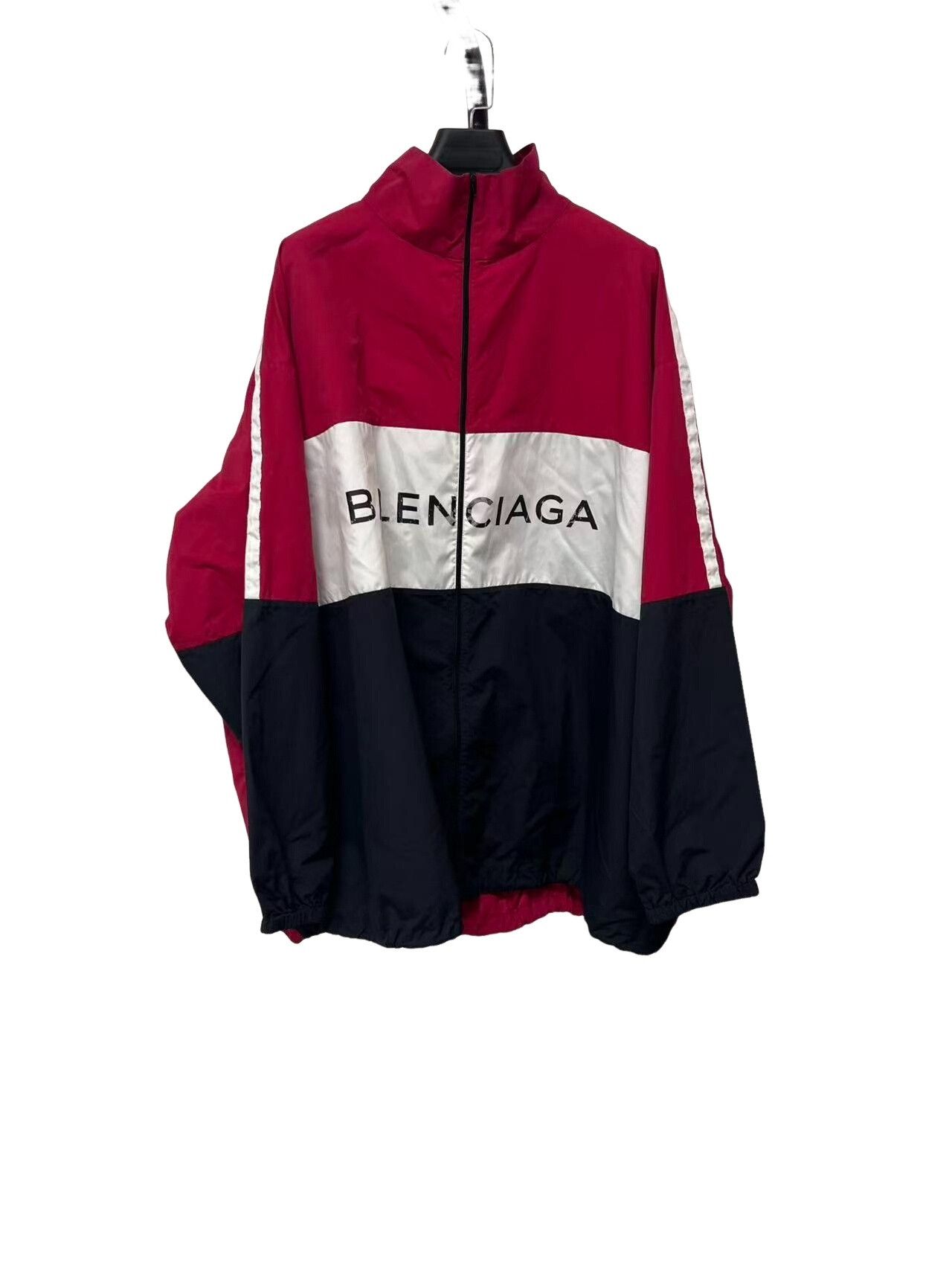Balenciaga Balenciaga Colorblock Logo Track Jacket 40 Size US XXS / EU 40 - 1 Thumbnail