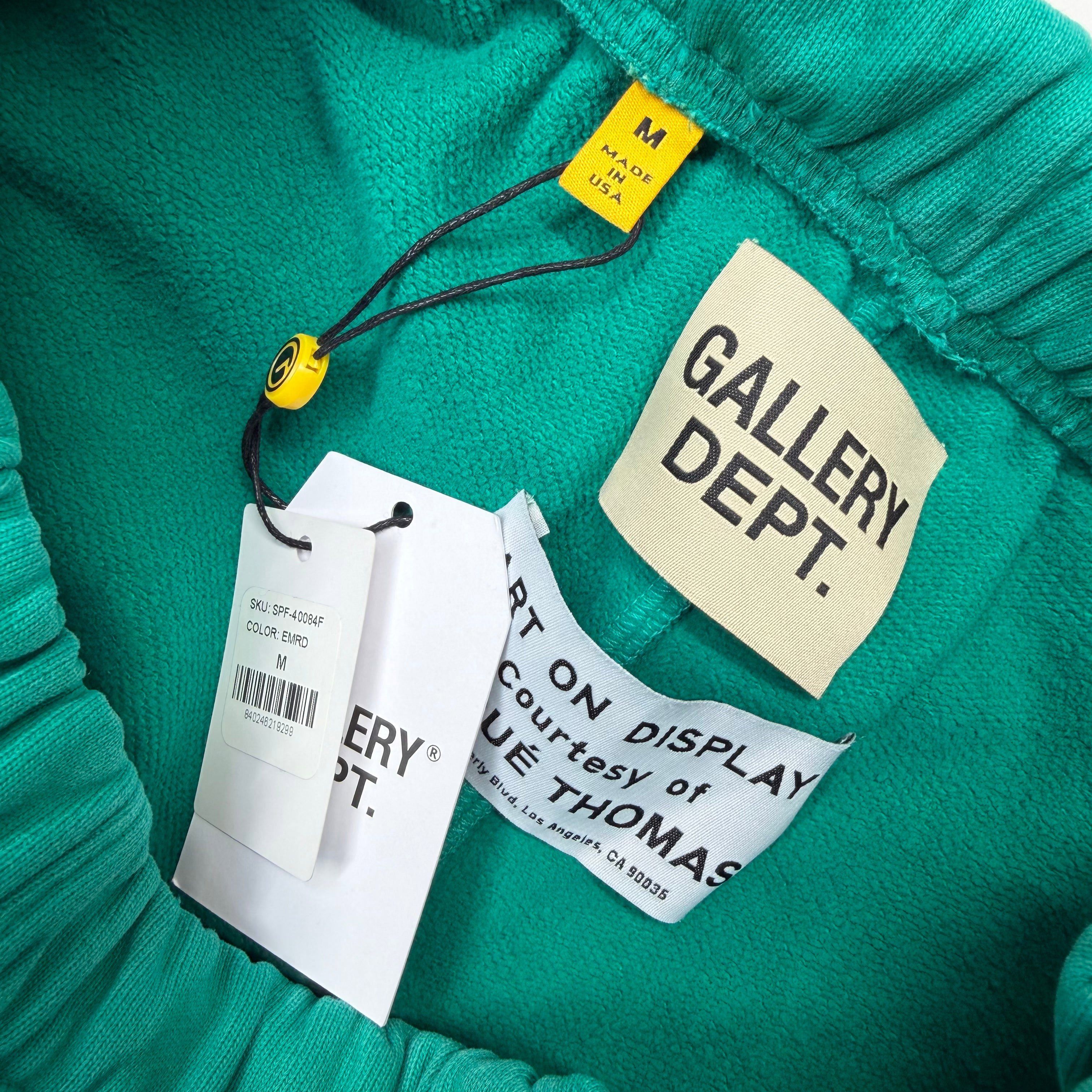 Gallery Dept. Gallery Dept. Emerald Green Flare Sweatpants M Size US 30 / EU 46 - 6 Thumbnail