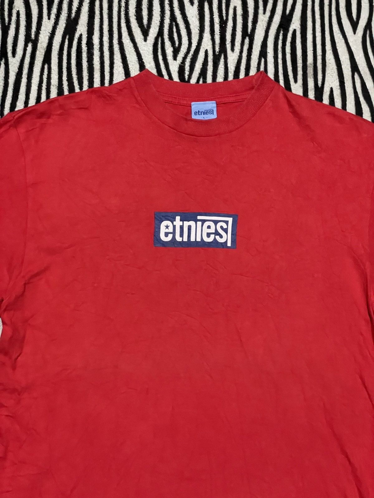 Etnies Etnies Box Logo Shirt Size US L / EU 52-54 / 3 - 3 Thumbnail