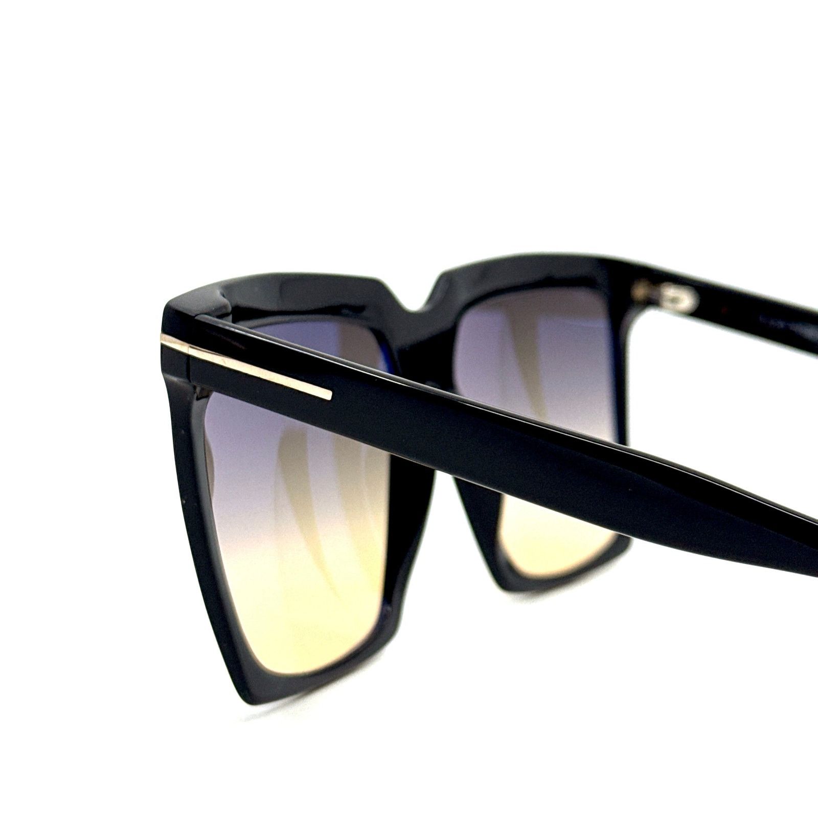 Tom Ford New, TOM FORD Sabrina-02 Sunglasses TF764 01B Authentic Size ONE SIZE - 11 Thumbnail