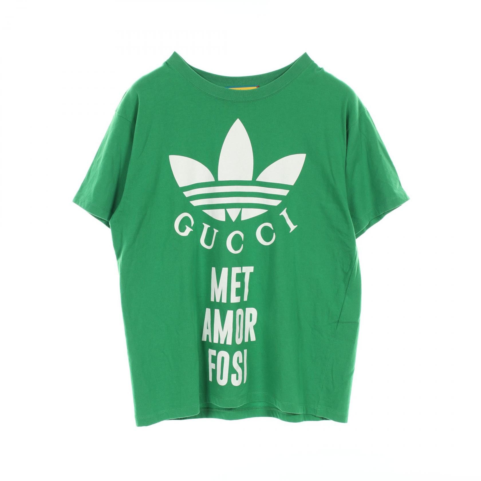 Gucci Gucci Gucci adidas MET AMOR FOSI Cotton Top Textile T-Shirts DUTY FREE for USA Size ONE SIZE - 1 Thumbnail