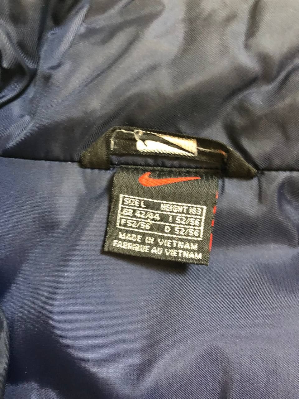 Nike Vintage 90's Nike Big Swoosh Logo Drill Parka Jacket Y2K Size US L / EU 52-54 / 3 - 13 Thumbnail