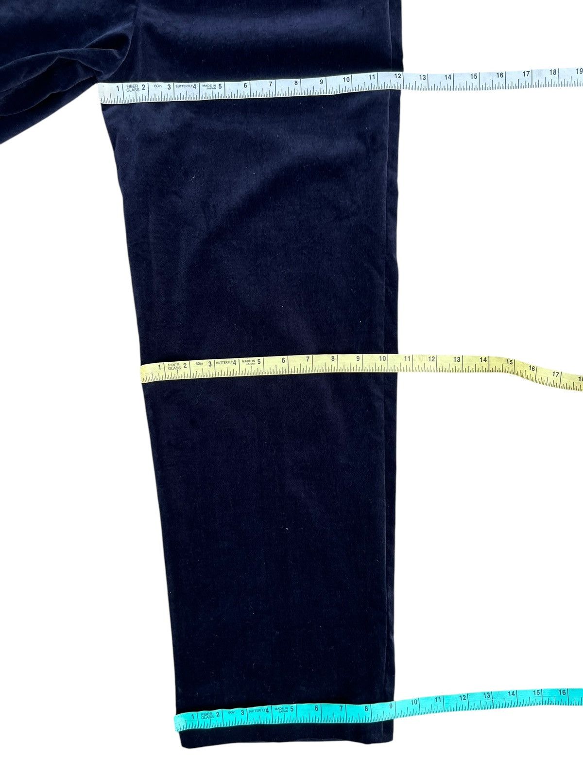 45rpm 45rpm Velvet Navy Blue Stretchable Waist Trouser Pant Size 3 Size US 30 / EU 46 - 3 Thumbnail