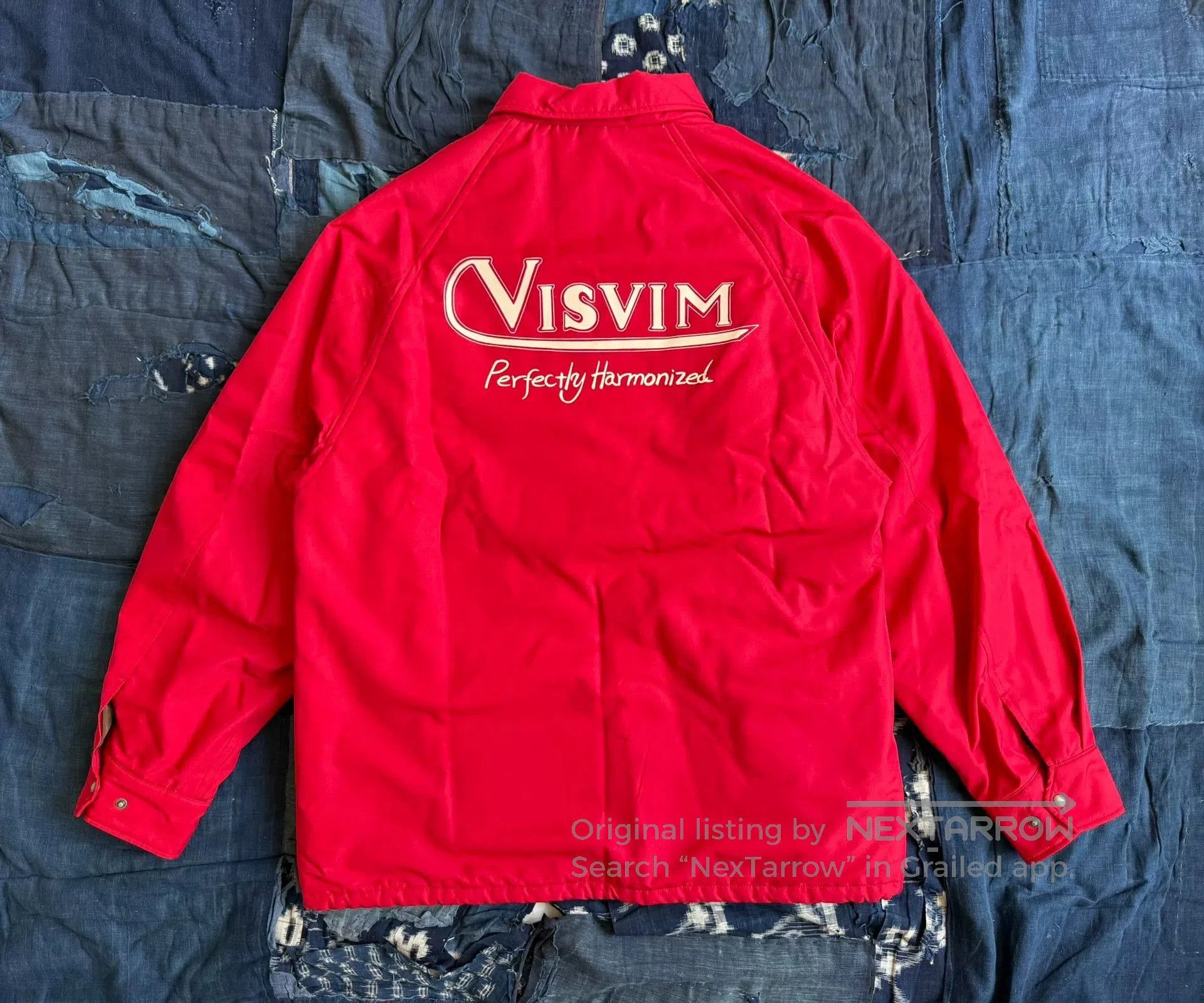 visvim 24ss red coach jacket