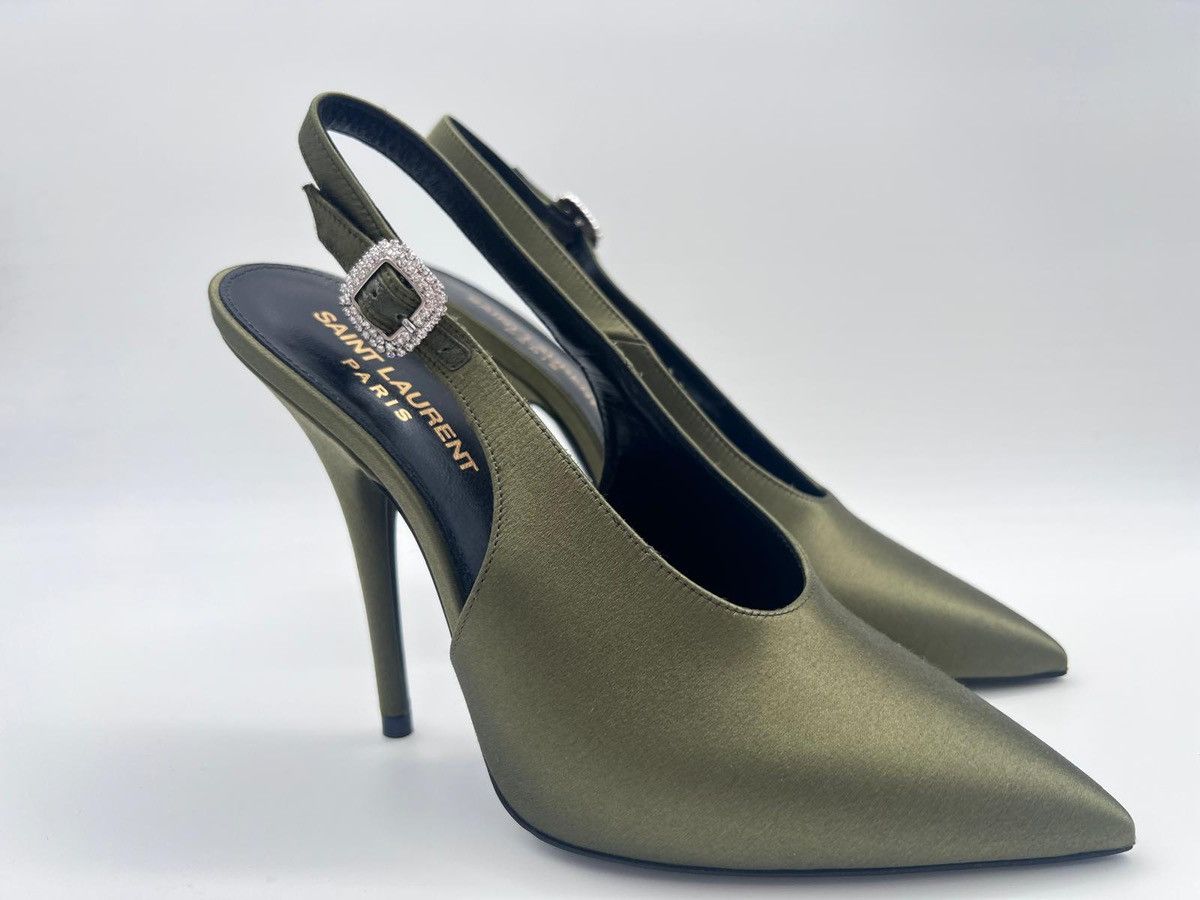 Saint Laurent Paris New Saint Laurent Yasmeen Pump Sandals IT 37/ US 7 Size US 7 / IT 37 - 2 Thumbnail