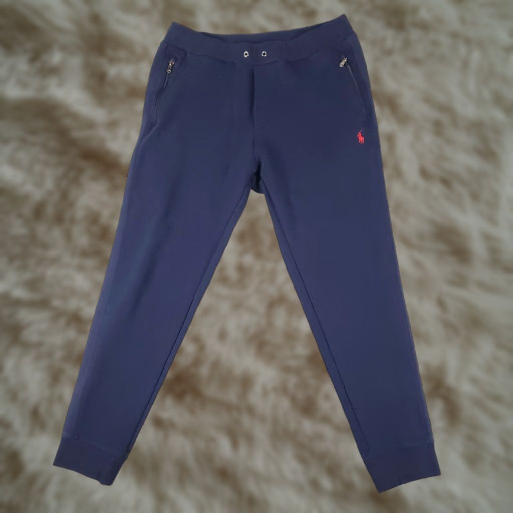 Ralph Lauren Ralph Lauren Pants Mens Size Medium Blue Pony Jogger Tapered Inseam 28 in Adjustable Waist Pockets Activewear Casual Sports Modern Classic Vintage No Size US 30 / EU 46 - 1 Thumbnail