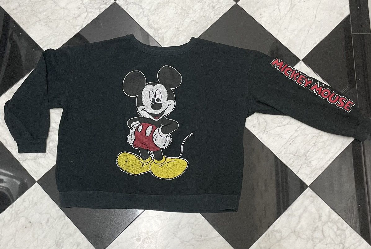 Disney 🔥 Vintage Mikey Mouse sweater Size XL / US 12-14 / IT 48-50 - 1 Thumbnail