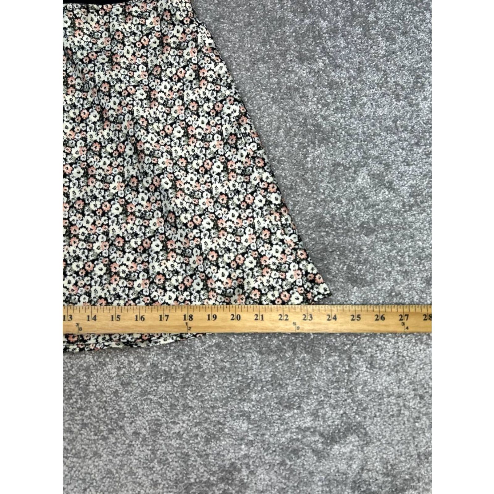 Abercrombie & Fitch Abercrombie & Fitch Skirt Womens XS Multicolor Floral Lined A-Line Beach Pul On Elastic Waist Short Size 26" / US 2 / IT 38 - 4 Thumbnail