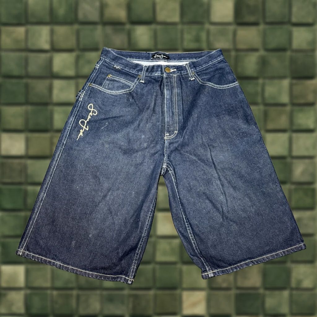 Sean John VINTAGE SEAN JOHN BAGGY JEAN SHORTS DARK WASH HIP HOP STYLE 90s Y2K 32 Mens Size US 32 / EU 48 - 1 Thumbnail