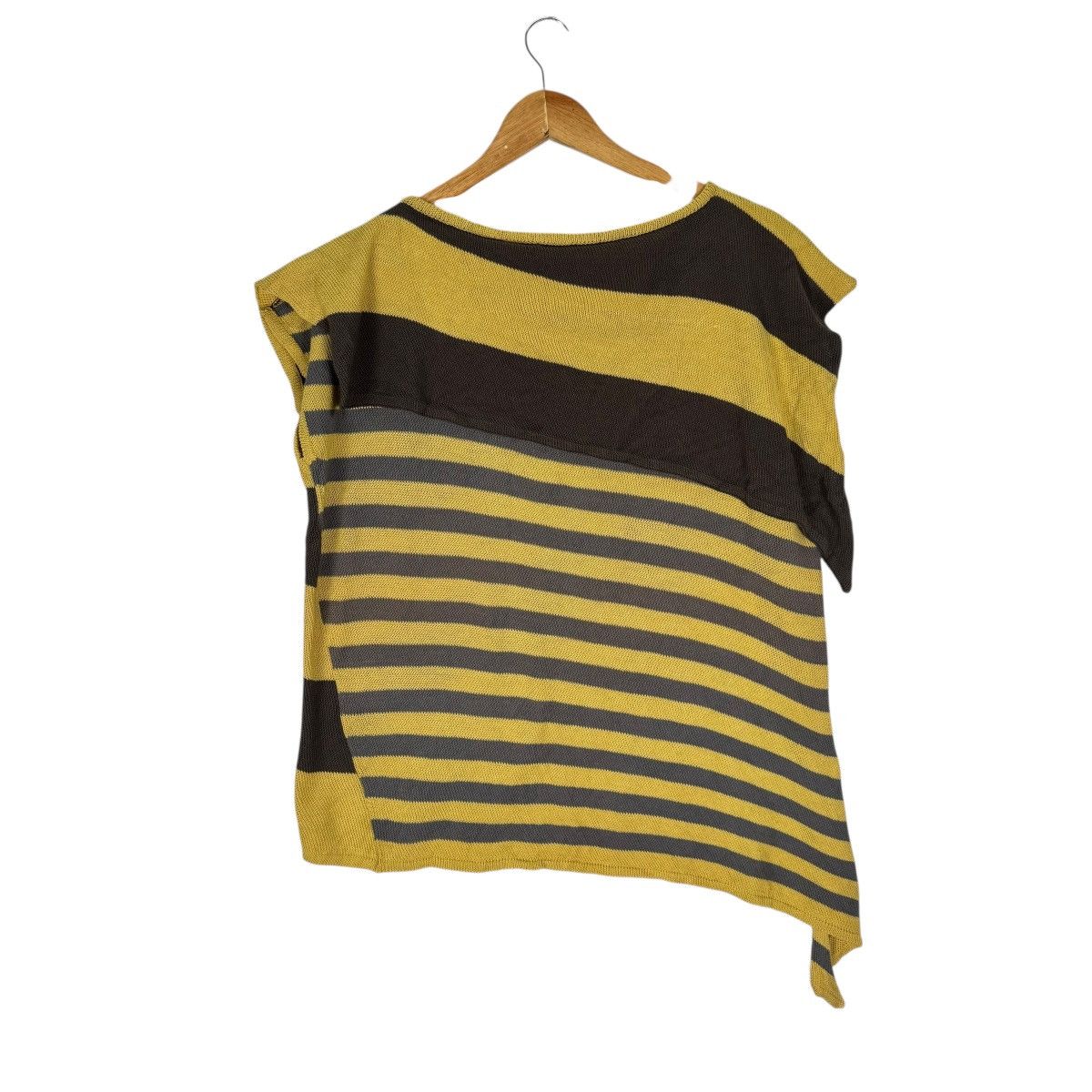 Issey Miyake 🔥70s ISSEY MIYAKE KNITWEAR STRIPED SLEEVELESS Size M / US 6-8 / IT 42-44 - 10 Thumbnail