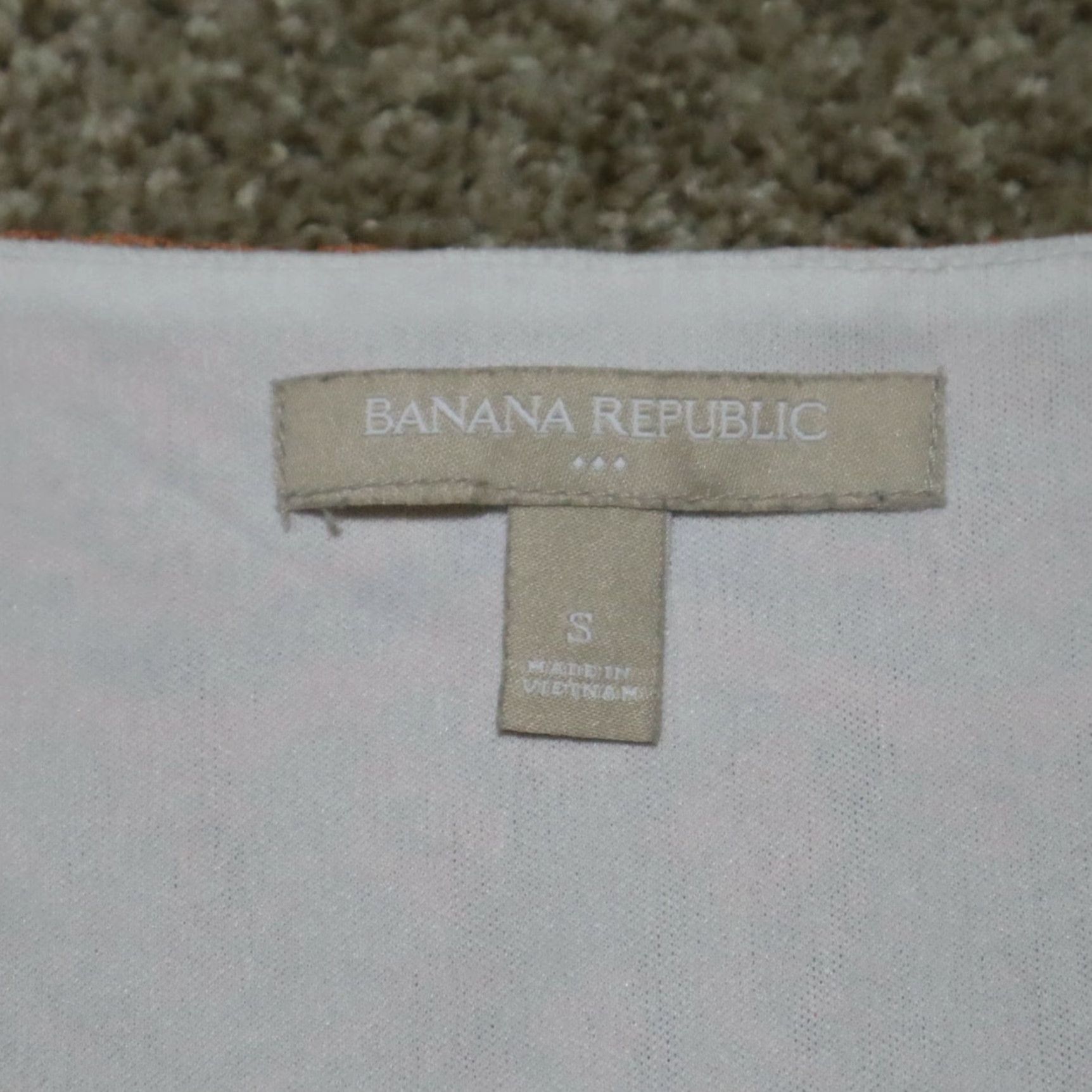 Banana Republic Banana Republic Shirt Ladies S Orange Lace Knit Top Short Sleeve Size S / US 4 / IT 40 - 2 Thumbnail