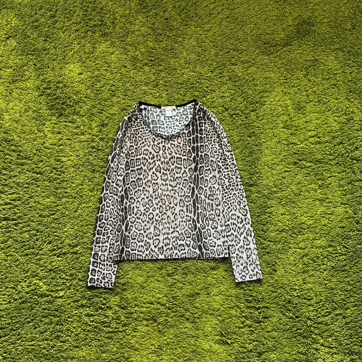 Designer × Just Cavalli × Roberto Cavalli Roberto Cavalli leopard pattern iconic longsleeve Size M / US 6-8 / IT 42-44 - 1 Thumbnail