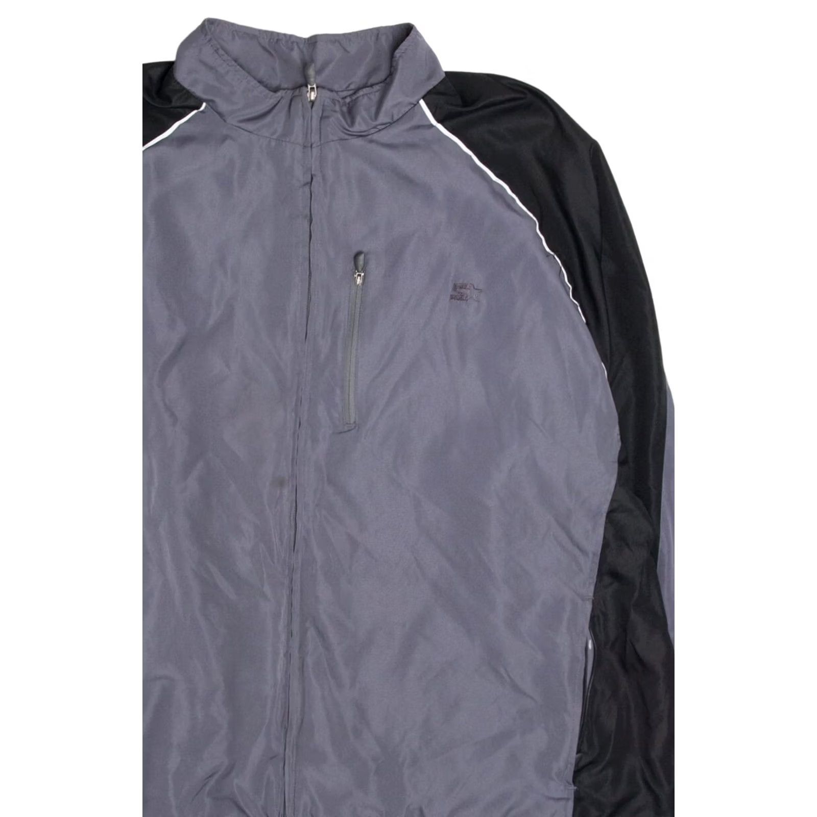 Starter VINTAGE Starter Windbreaker Jacket XX-Large Ash Grey 90s Hip Hop Style Mens Size US XXL / EU 58 / 5 - 2 Thumbnail