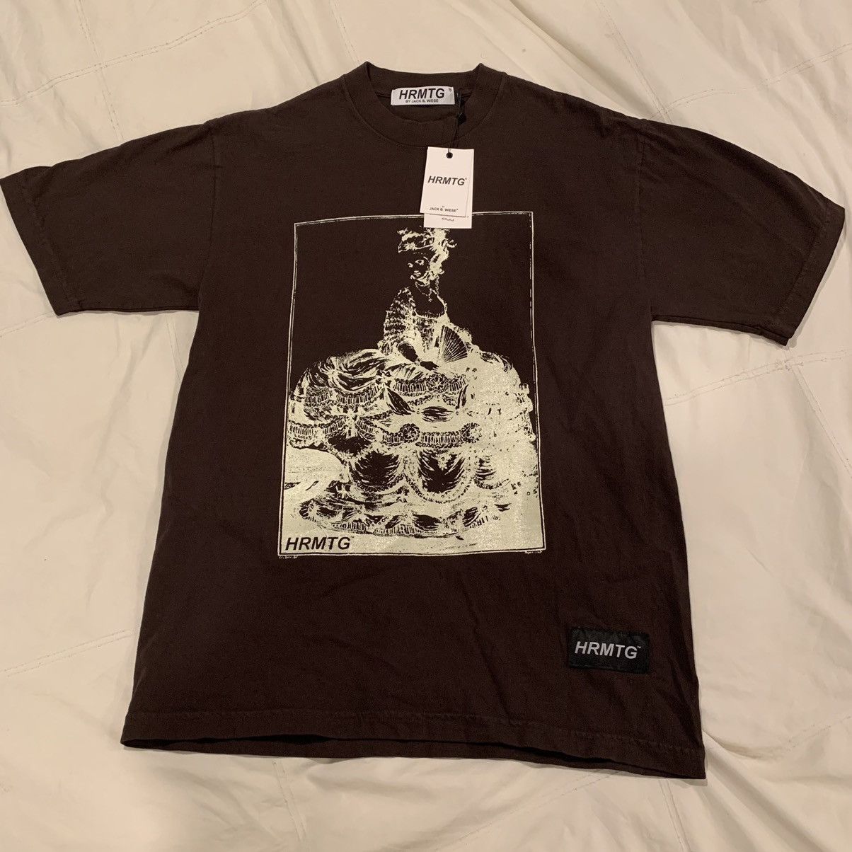 image of Hrmtg X Jack B Wiese Brown T Shirt Nwt, Men's (Size Medium)