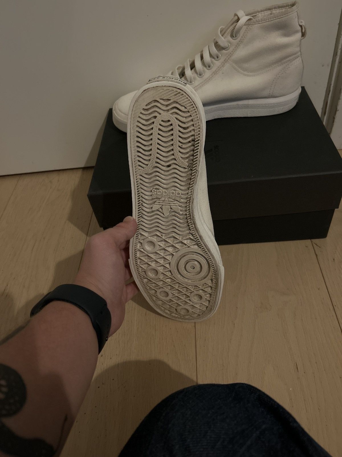 Adidas × Raf Simons RAF Simons spirit high Size US 8 / EU 41 - 4 Thumbnail