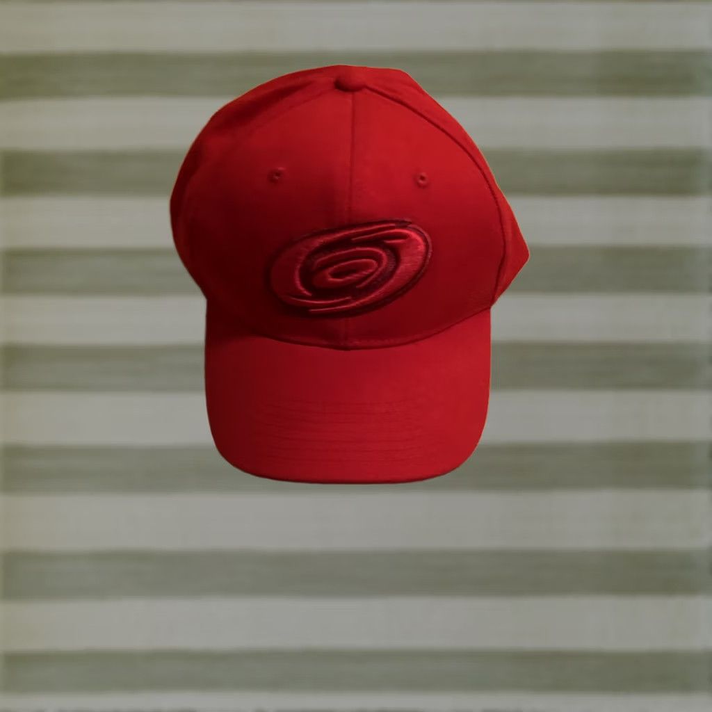 Vintage Melonwear Carolina Hurricanes Red NHL Hockey Adjustable Hat Trucker Hat Men Adjustable Mesh Back Cap Size ONE SIZE - 1 Thumbnail