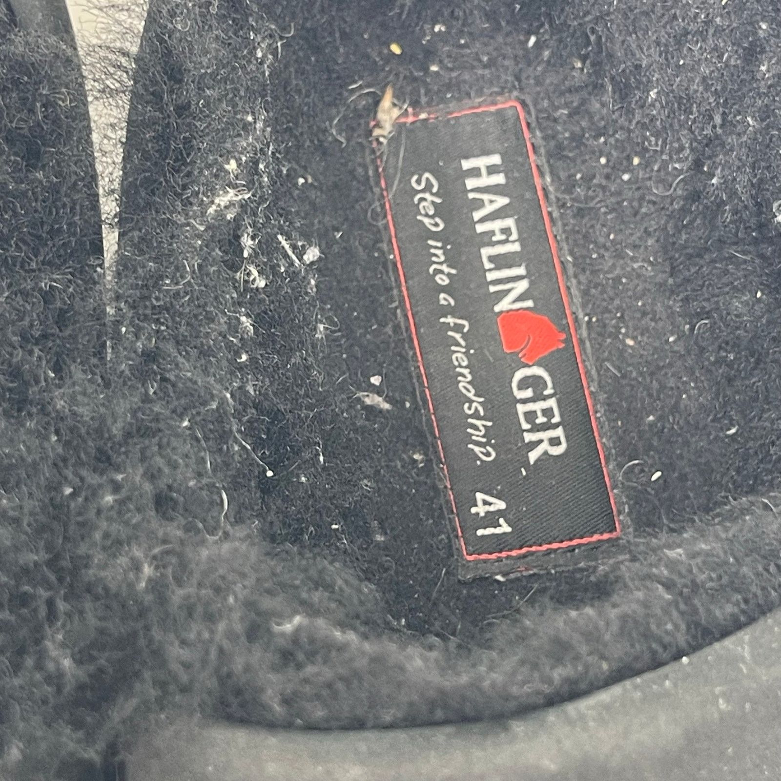 Other Haflinger Snowbird genuine shearling lined slides in Black Size US 10 / IT 40 - 5 Thumbnail