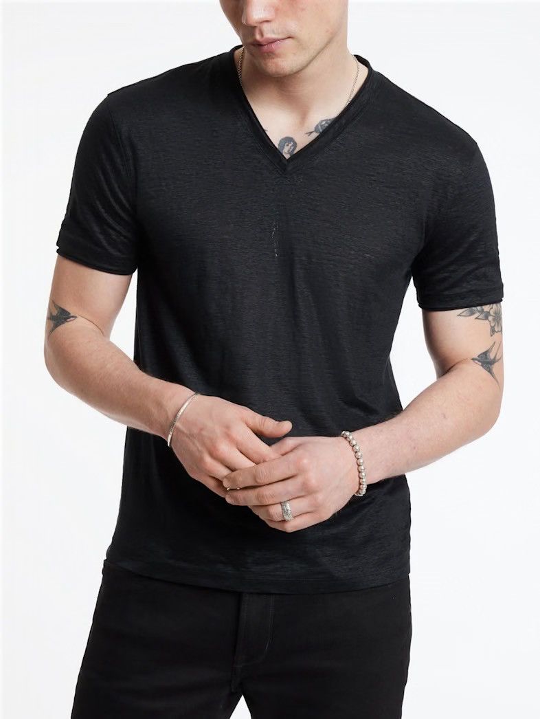 John Varvatos Wooster V Neck Large Size US L / EU 52-54 / 3 - 1 Thumbnail