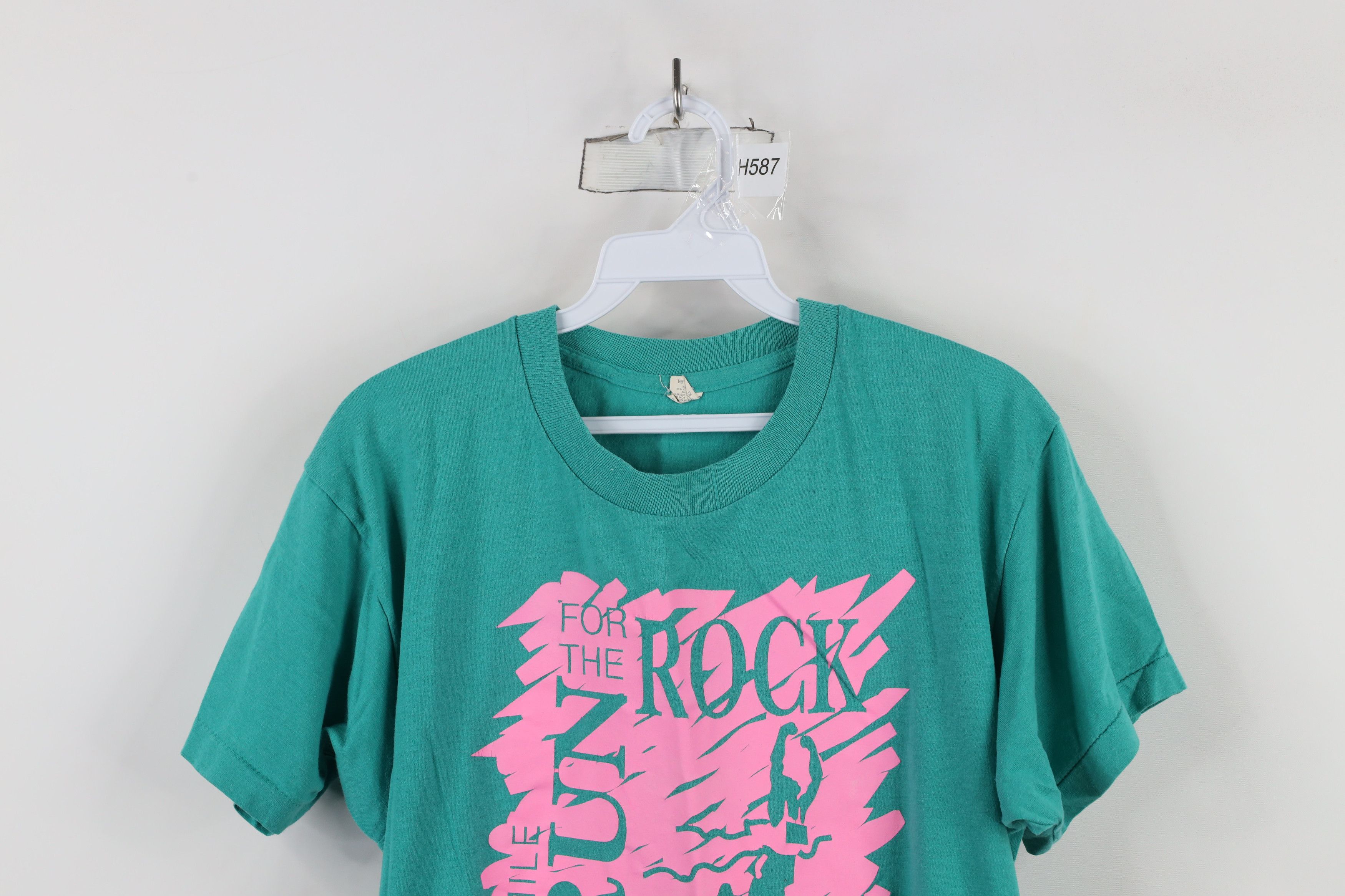 Vintage Vintage 80s 90s Run For the Rock Road Race Ohio T-Shirt USA Size L / US 10 / IT 46 - 2 Thumbnail