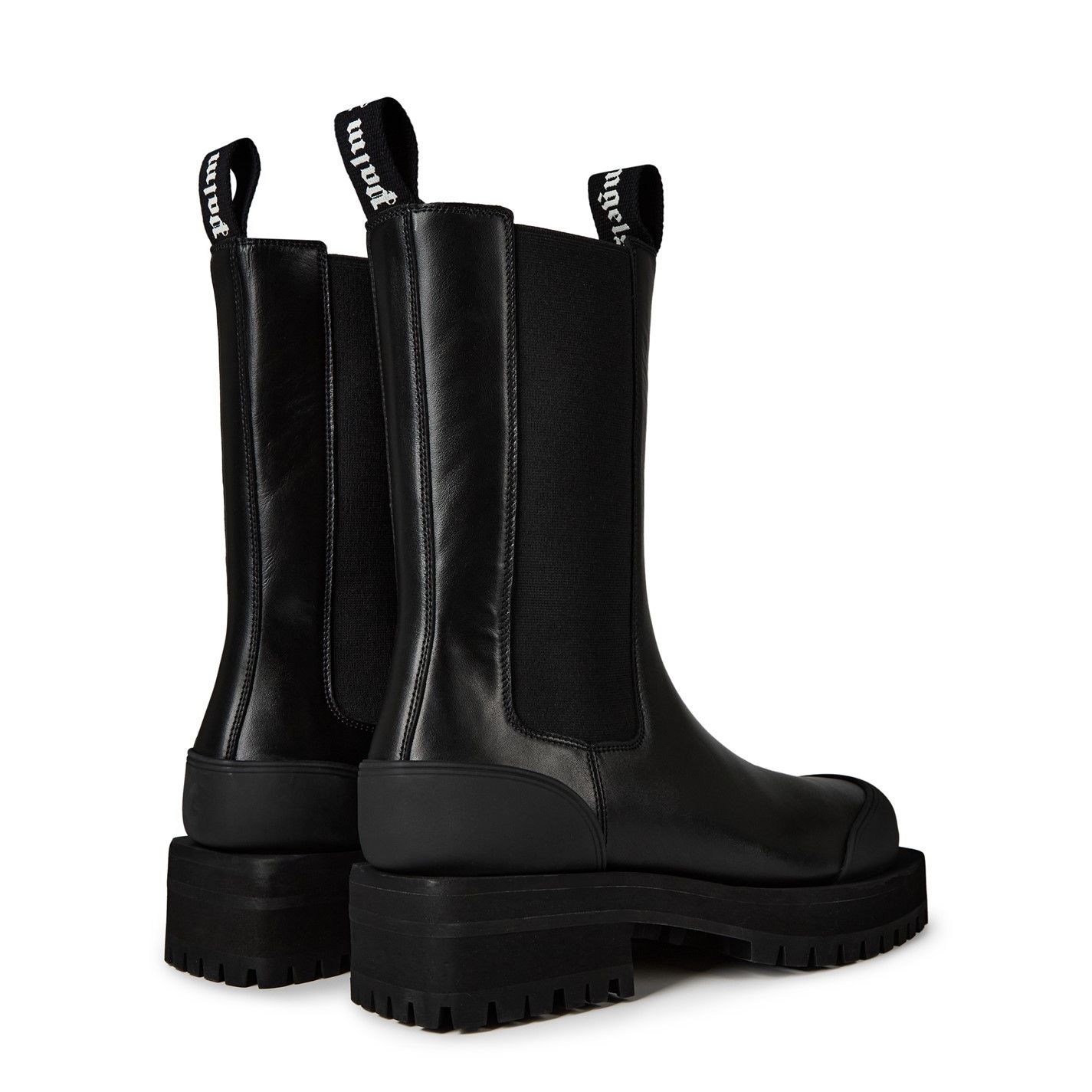 Palm Angels o1g2r1mq0425 Chelsea Combat Boots in Black Size US 5 / IT 35 - 5 Thumbnail