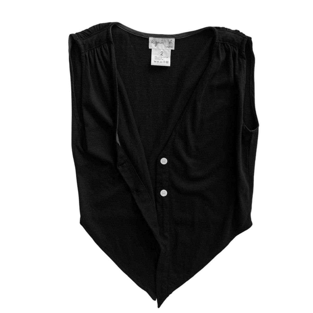 agnes b. Agnès b. Tank-Top Shirt Size S / US 4 / IT 40 - 5 Thumbnail