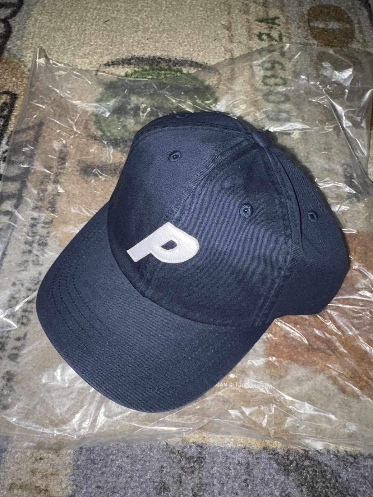 Palace Palace P Wool 6-Panel Cap/Hat - Navy | Grailed