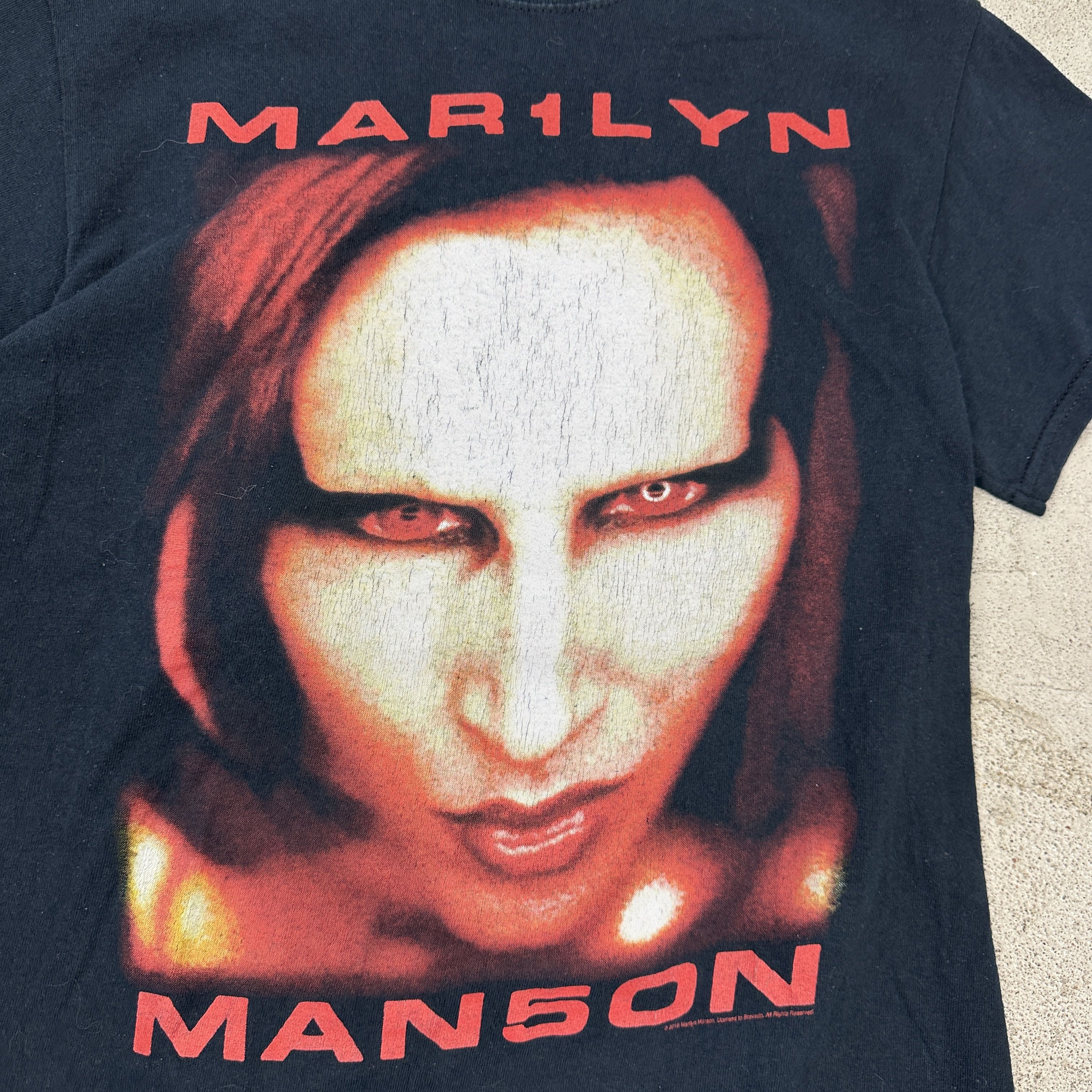 Vintage Marylin Manson T-shirt Size US S / EU 44-46 / 1 - 2 Thumbnail